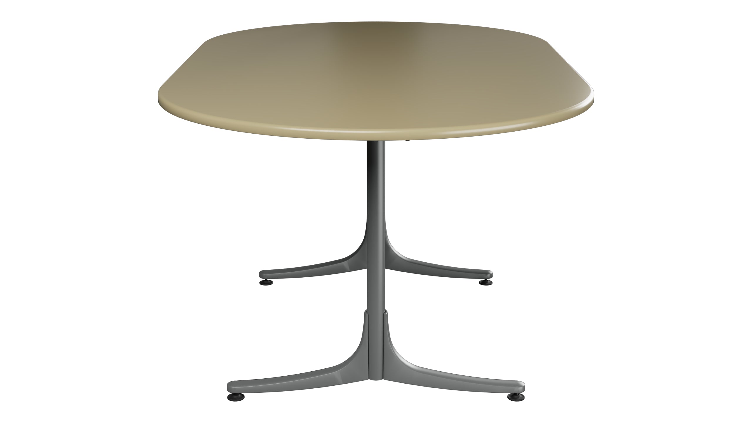 Schaffhausen Glasfaser-Gartentisch 160x95 oval klappbar in Champagner präsentiert im Onlineshop von KAQTU Design AG. Gartentisch ist von Schaffner