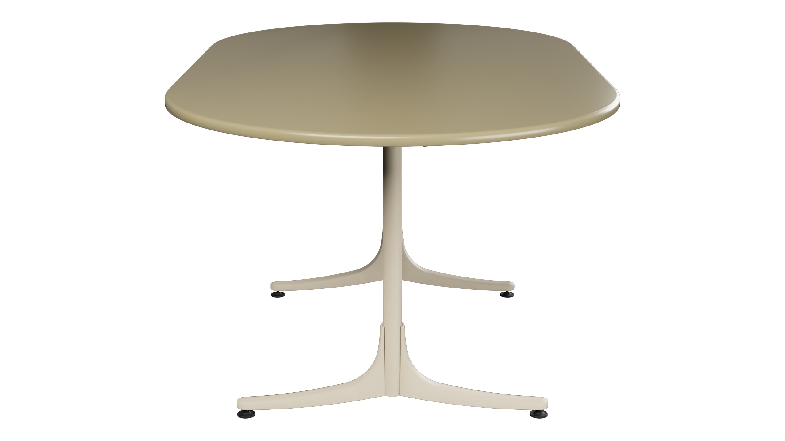 Schaffhausen Glasfaser-Gartentisch 160x95 oval klappbar in Champagner präsentiert im Onlineshop von KAQTU Design AG. Gartentisch ist von Schaffner