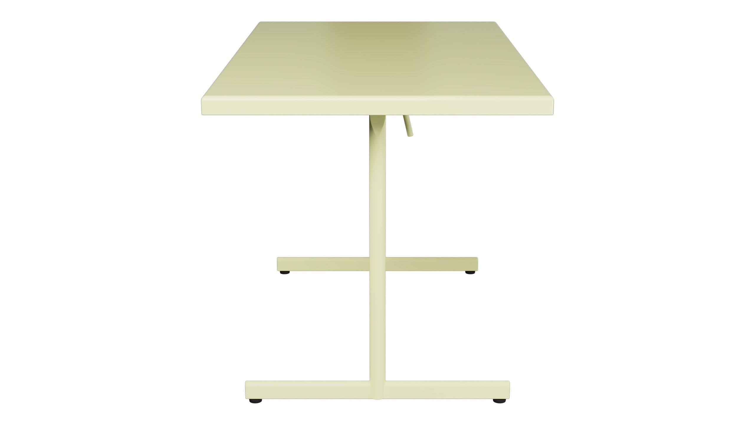 Bodensee Glasfaser-Gartentisch 120x70 klappbar in Buchsbaumgelb präsentiert im Onlineshop von KAQTU Design AG. Gartentisch ist von Schaffner