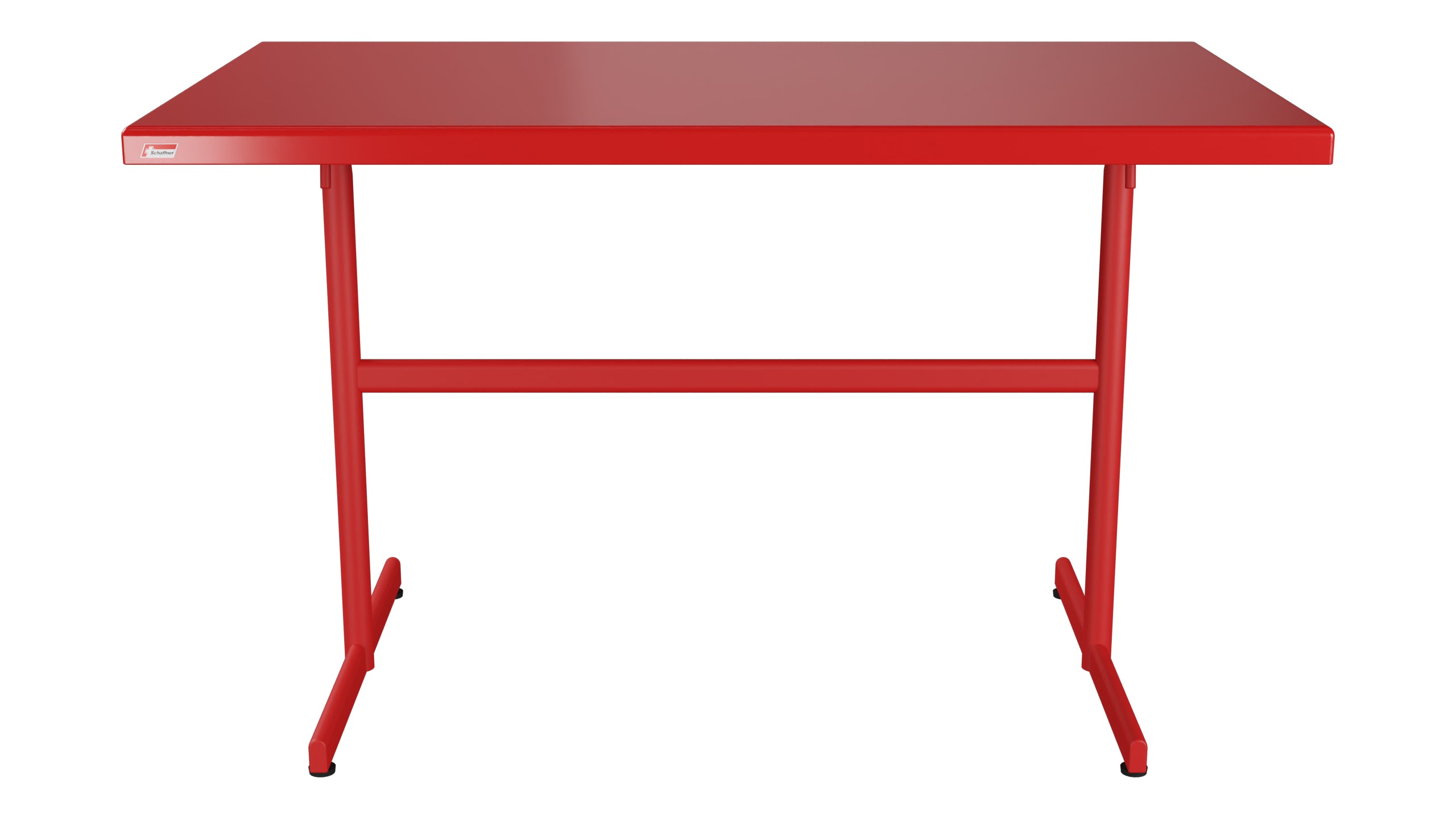 Bodensee Glasfaser-Gartentisch 120x70 klappbar in Rot präsentiert im Onlineshop von KAQTU Design AG. Gartentisch ist von Schaffner
