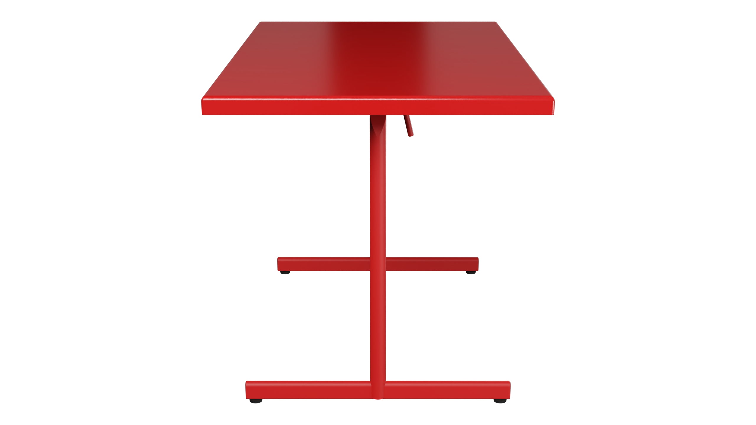 Bodensee Glasfaser-Gartentisch 120x70 klappbar in Rot präsentiert im Onlineshop von KAQTU Design AG. Gartentisch ist von Schaffner
