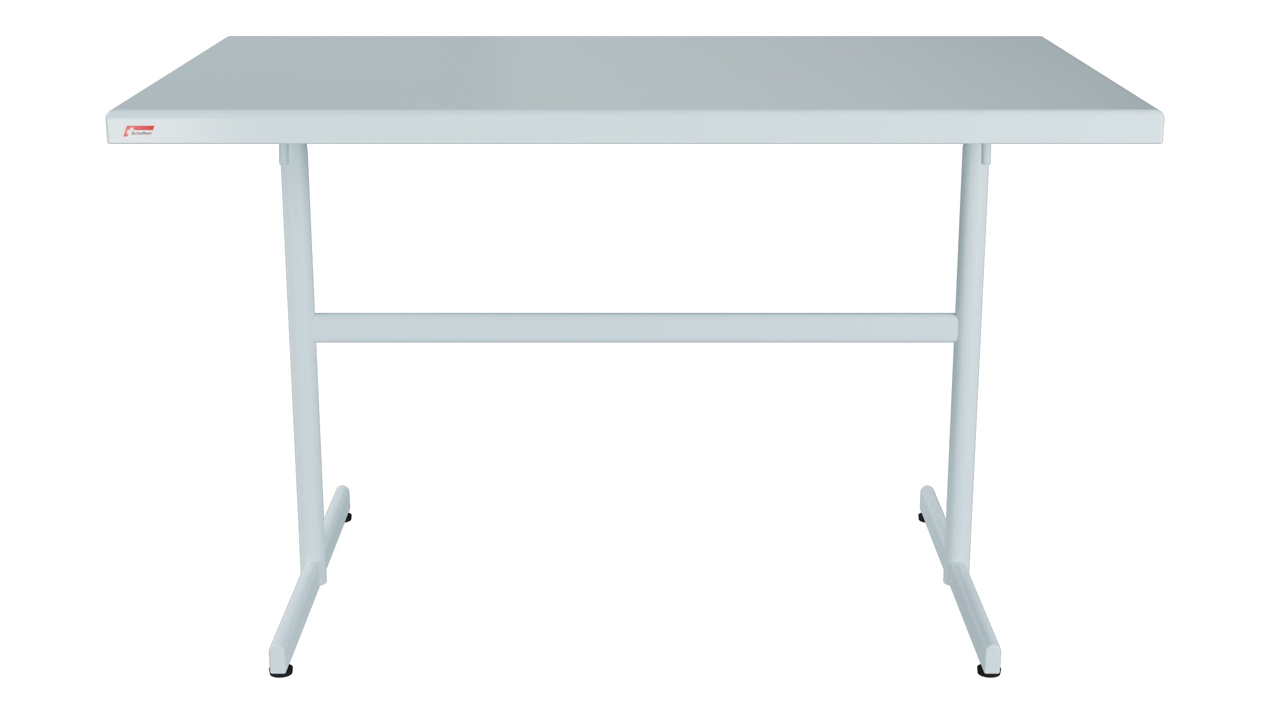 Bodensee Glasfaser-Gartentisch 120x70 klappbar in Pastellblau präsentiert im Onlineshop von KAQTU Design AG. Gartentisch ist von Schaffner