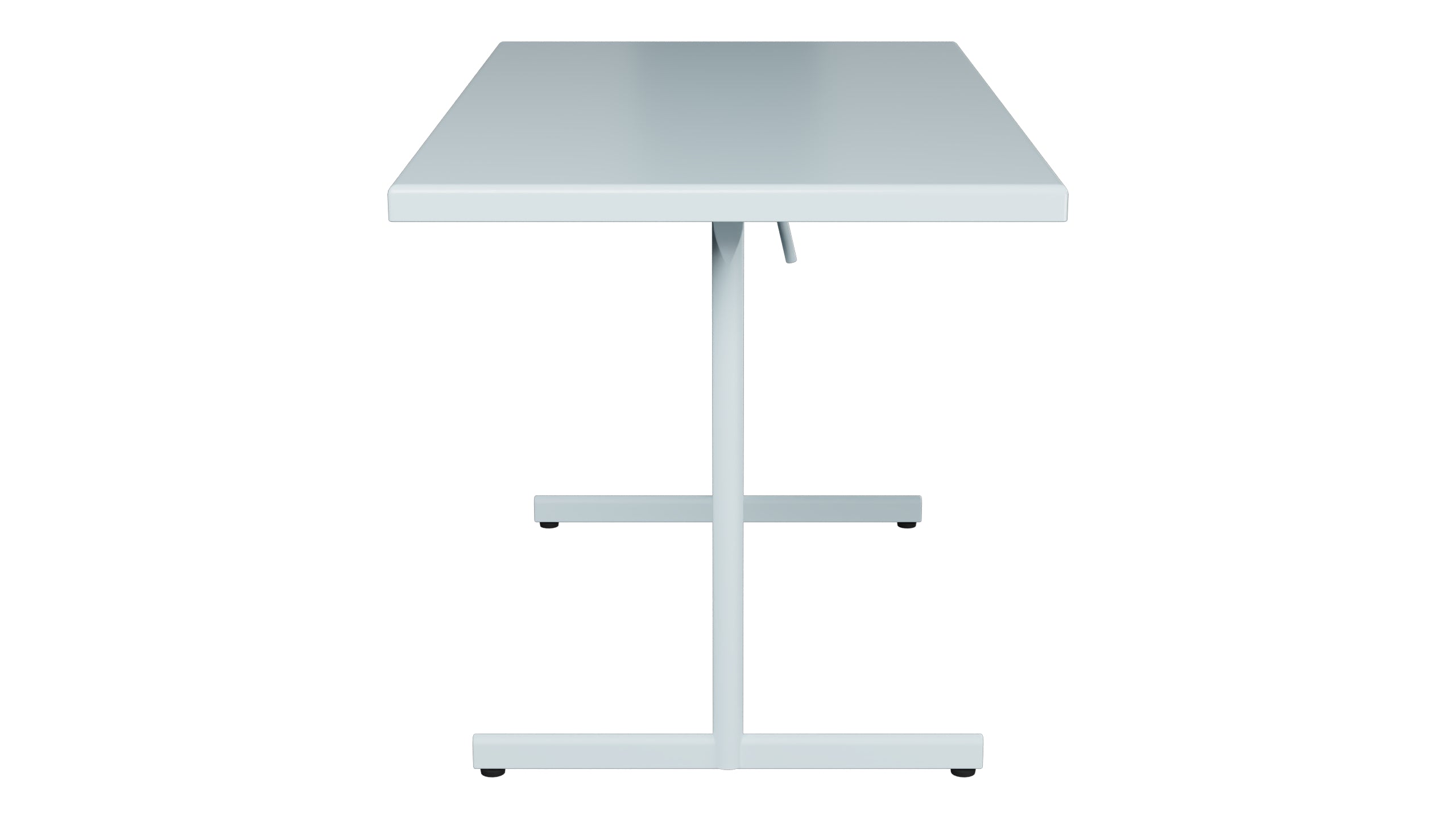 Bodensee Glasfaser-Gartentisch 120x70 klappbar in Pastellblau präsentiert im Onlineshop von KAQTU Design AG. Gartentisch ist von Schaffner