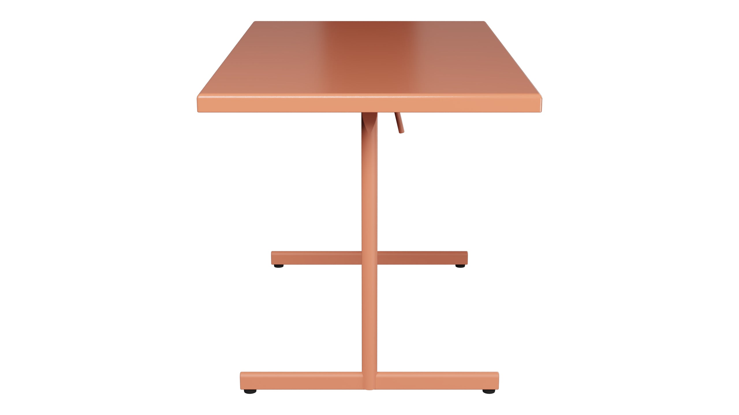 Bodensee Glasfaser-Gartentisch 120x70 klappbar in Pastellterracotta präsentiert im Onlineshop von KAQTU Design AG. Gartentisch ist von Schaffner