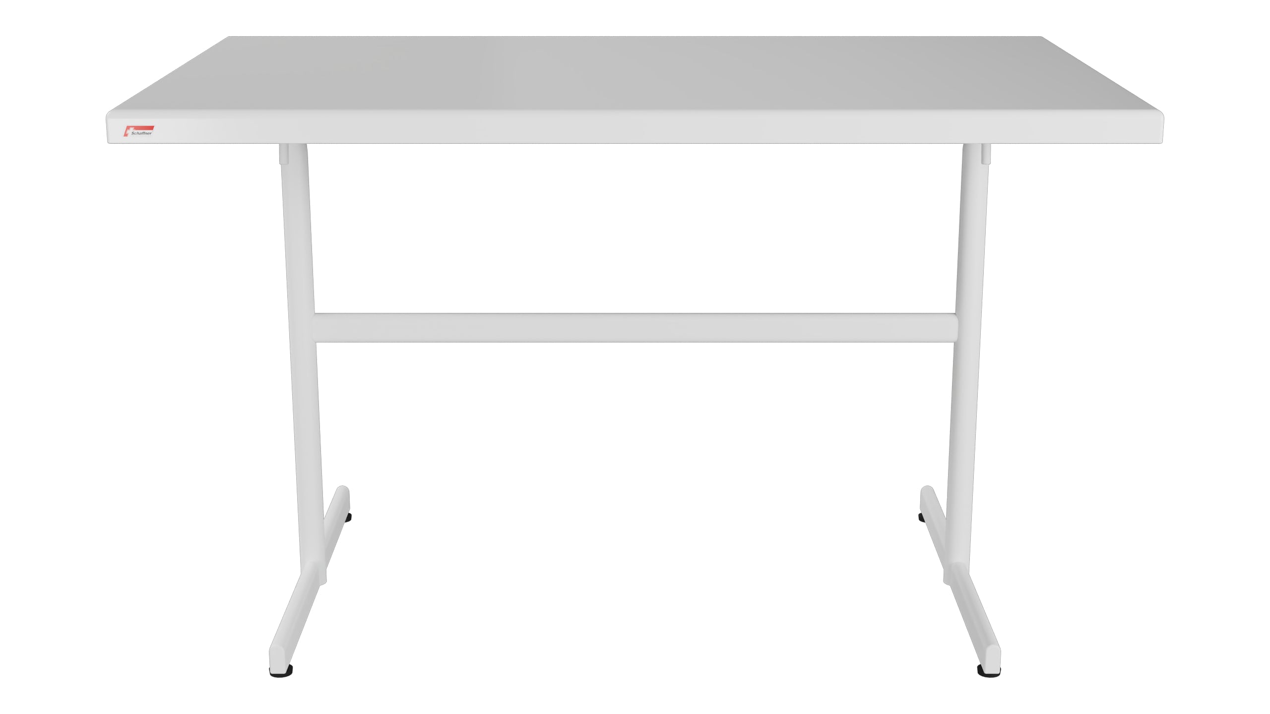 Bodensee Glasfaser-Gartentisch 120x70 klappbar in Weiss präsentiert im Onlineshop von KAQTU Design AG. Gartentisch ist von Schaffner