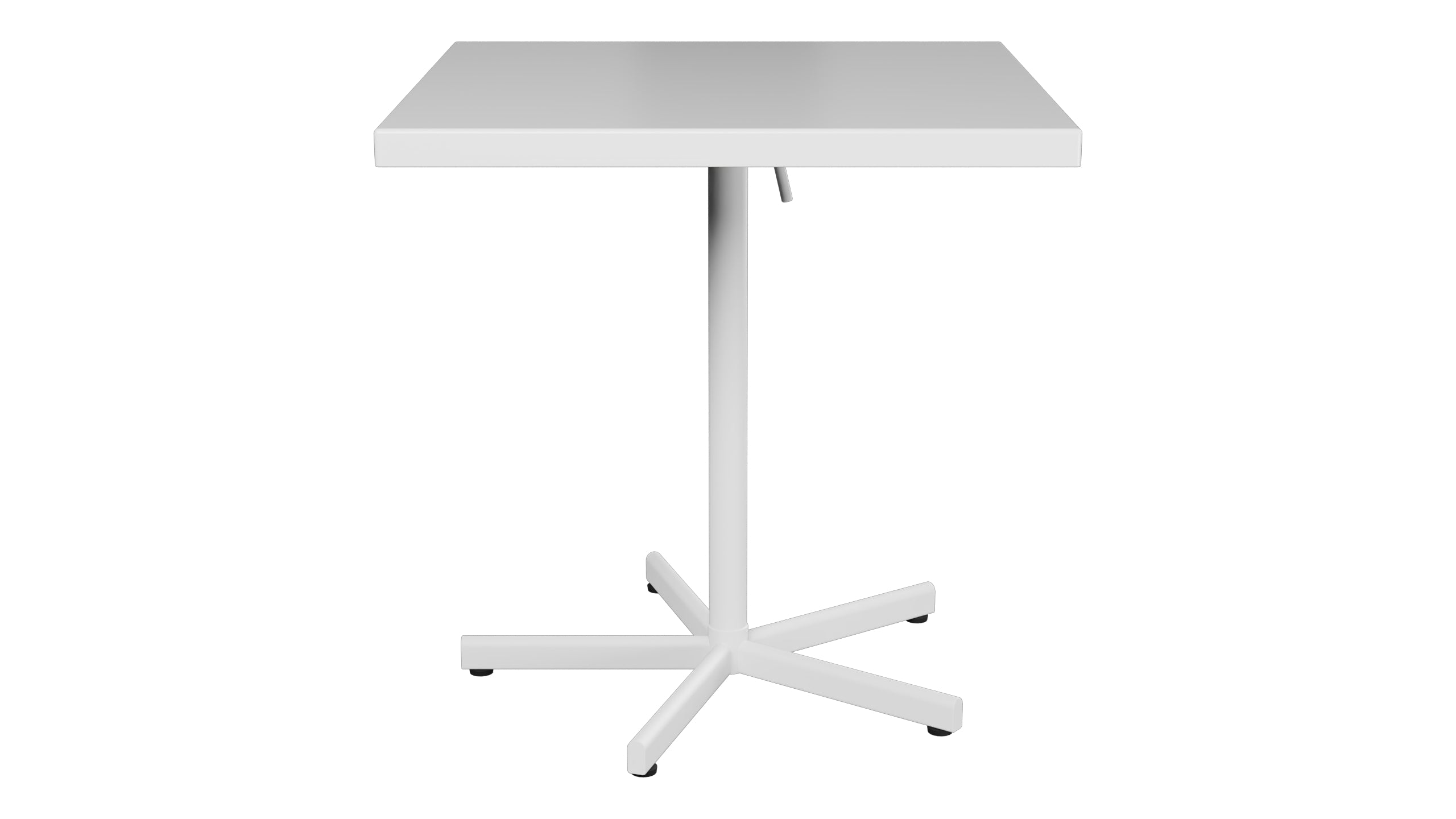 Bodensee Glasfaser-Gartentisch 70x70 klappbar in Weiss präsentiert im Onlineshop von KAQTU Design AG. Gartentisch ist von Schaffner