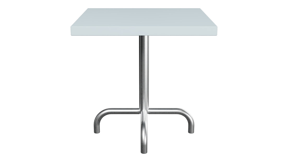 Säntis Metall-Beistelltisch Outdoor 50x50 / 50 in Pastellblau präsentiert im Onlineshop von KAQTU Design AG. Beistelltisch Outdoor ist von Schaffner