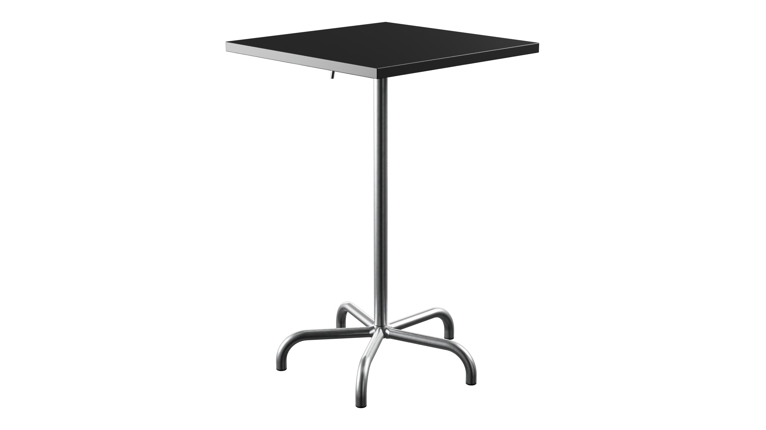 Säntis Metall-Stehtisch Outdoor 70x70 / 110 klappbar in Anthrazit präsentiert im Onlineshop von KAQTU Design AG. Hochtisch Outdoor ist von Schaffner