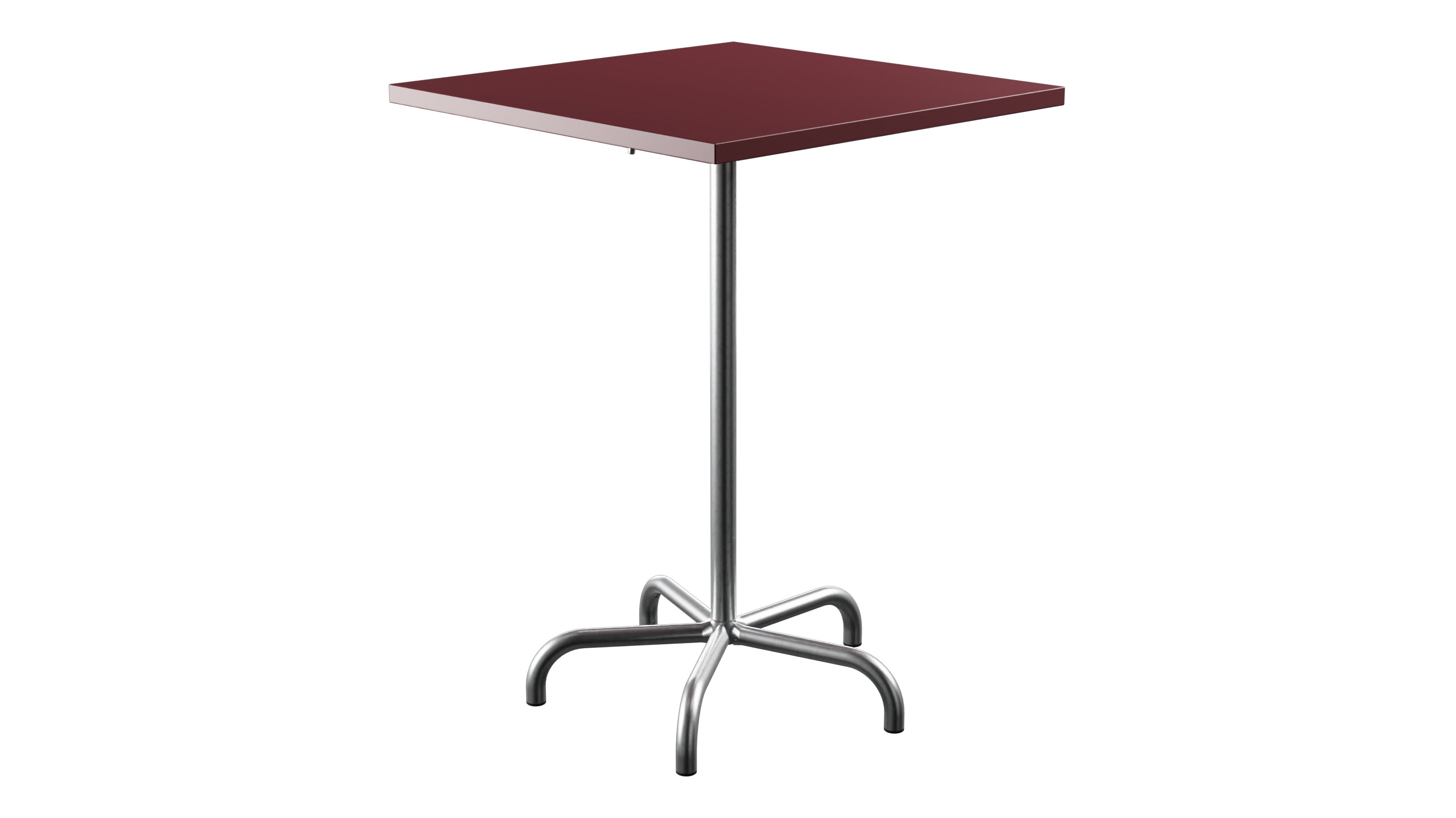 Säntis Metall-Stehtisch Outdoor 80x80 /110 klappbar in Bordeaux präsentiert im Onlineshop von KAQTU Design AG. Hochtisch Outdoor ist von Schaffner