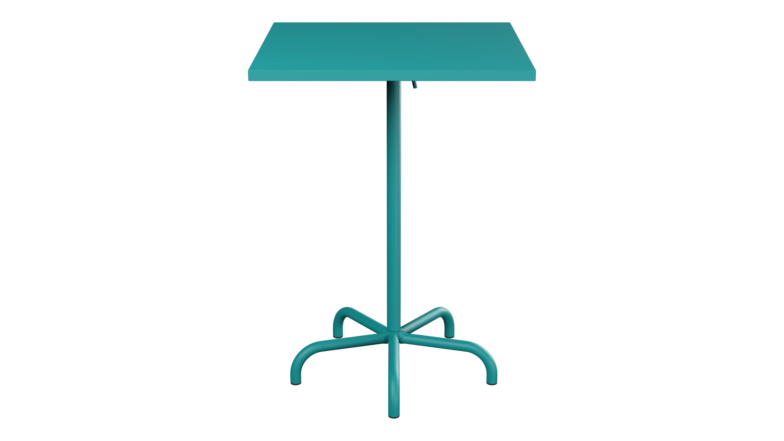 Säntis Metall-Stehtisch Outdoor 80x80 /110 klappbar in Kaliblau präsentiert im Onlineshop von KAQTU Design AG. Hochtisch Outdoor ist von Schaffner