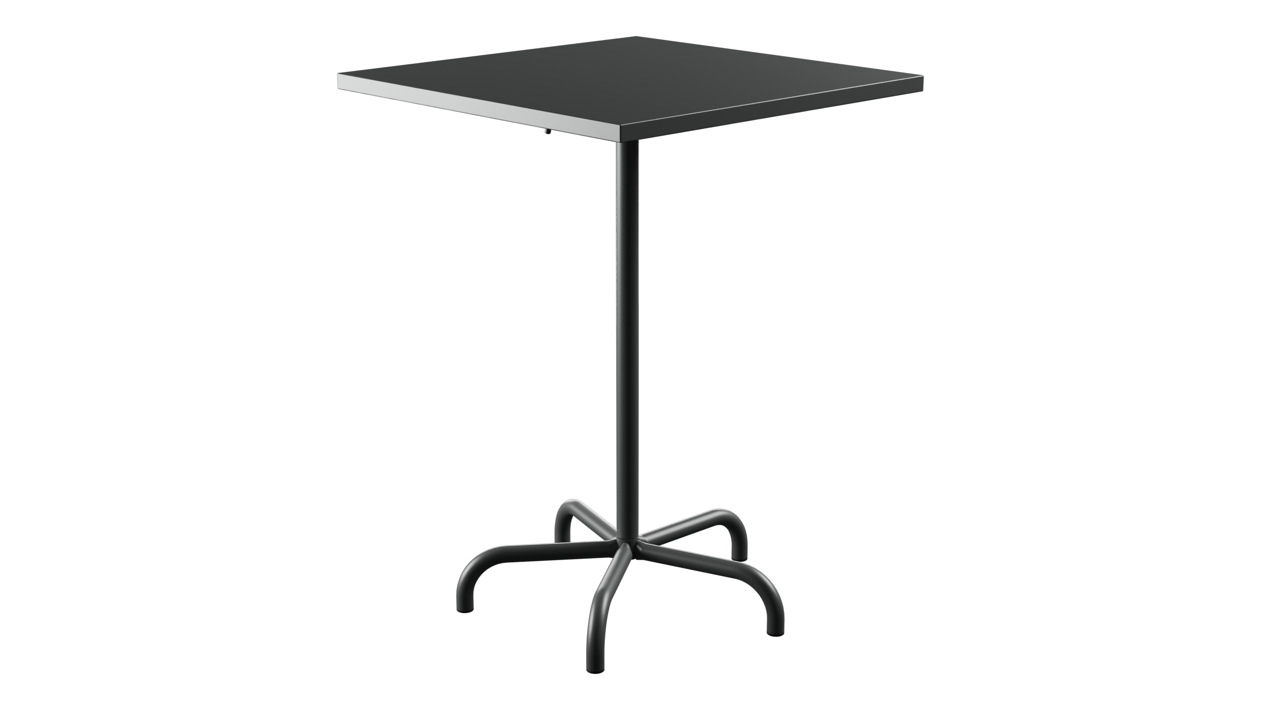 Säntis Metall-Stehtisch Outdoor 80x80 /110 klappbar in Graphit präsentiert im Onlineshop von KAQTU Design AG. Hochtisch Outdoor ist von Schaffner