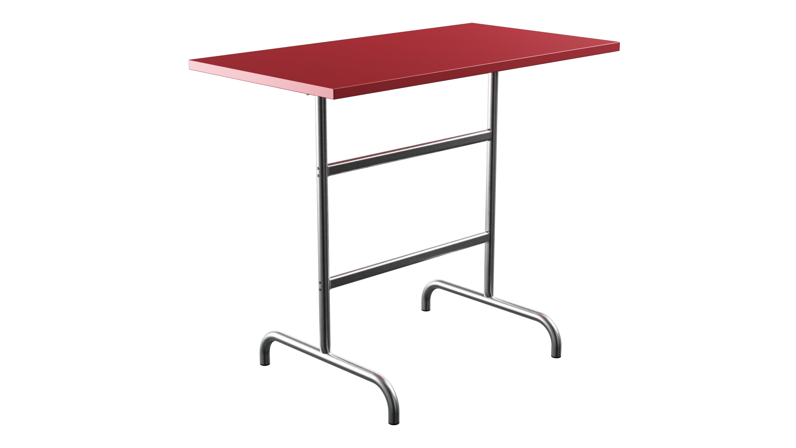 Säntis Metall-Stehtisch Outdoor 130x70 /110 klappbar in Ahornrot präsentiert im Onlineshop von KAQTU Design AG. Hochtisch Outdoor ist von Schaffner