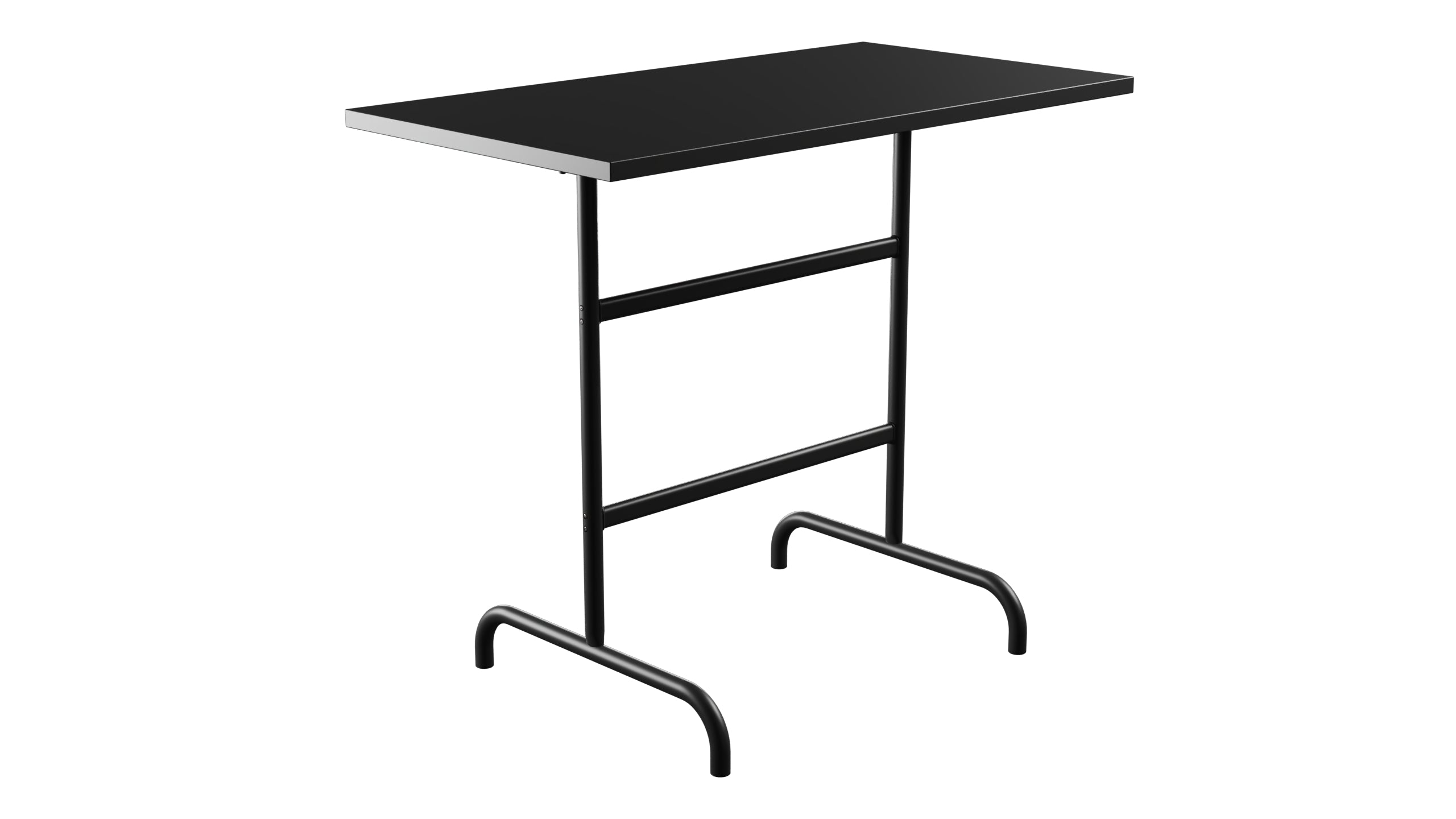 Säntis Metall-Stehtisch Outdoor 130x70 /110 klappbar in Anthrazit präsentiert im Onlineshop von KAQTU Design AG. Hochtisch Outdoor ist von Schaffner