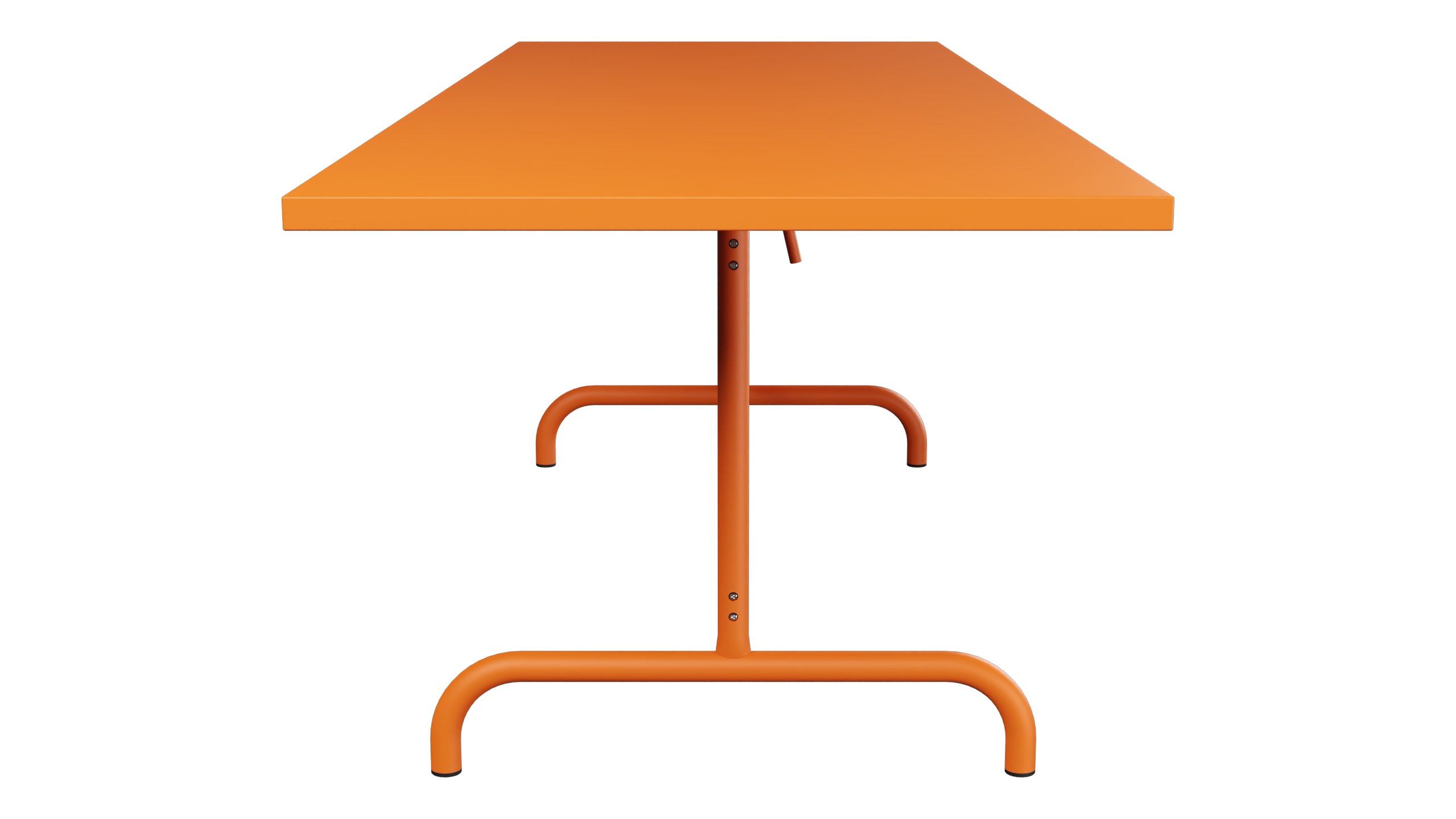 Säntis Metall-Gartentisch 240x80 klappbar in Orange präsentiert im Onlineshop von KAQTU Design AG. Gartentisch ist von Schaffner
