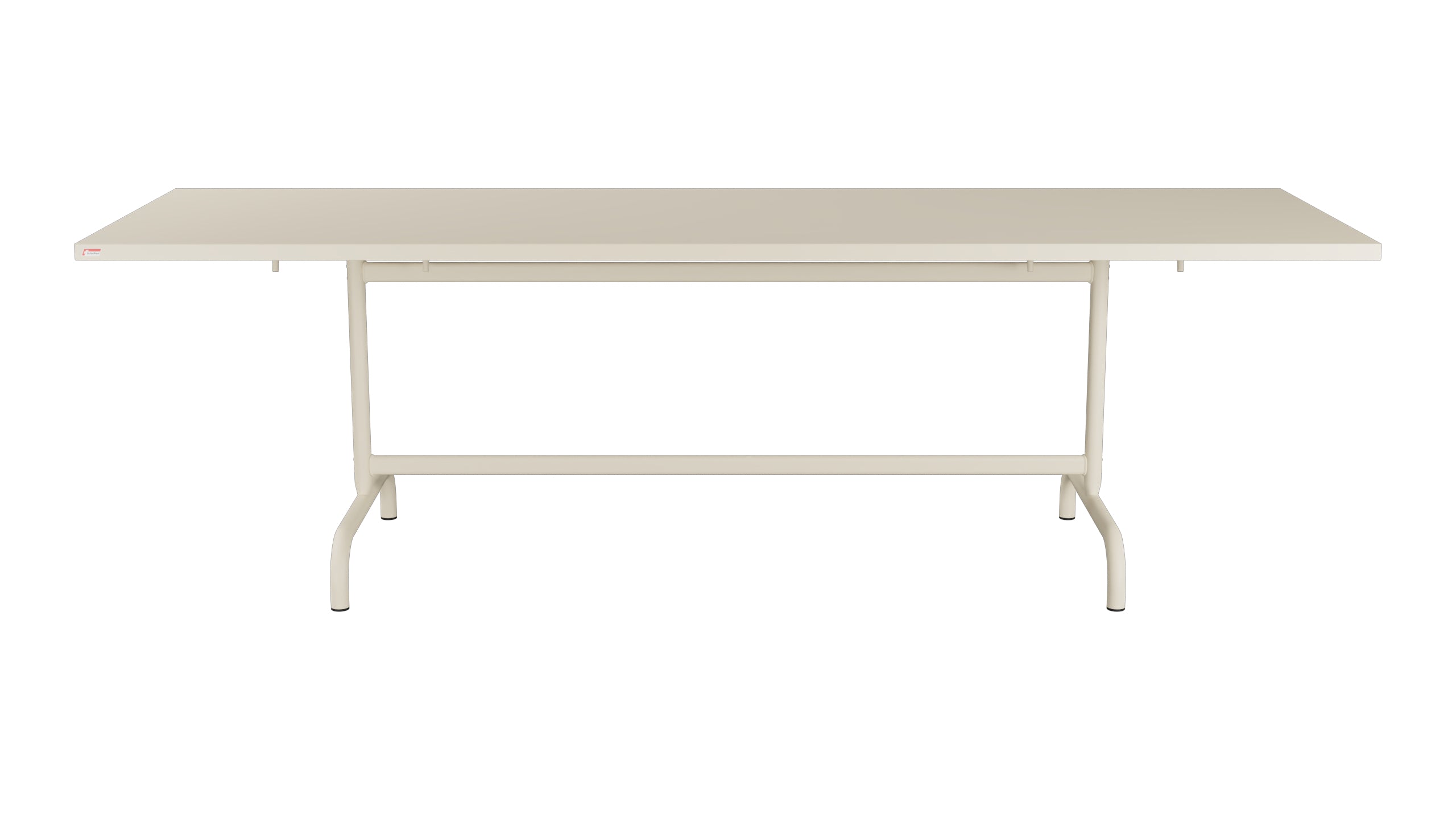 Säntis Metall-Gartentisch 240x80 klappbar in Pastellsand präsentiert im Onlineshop von KAQTU Design AG. Gartentisch ist von Schaffner