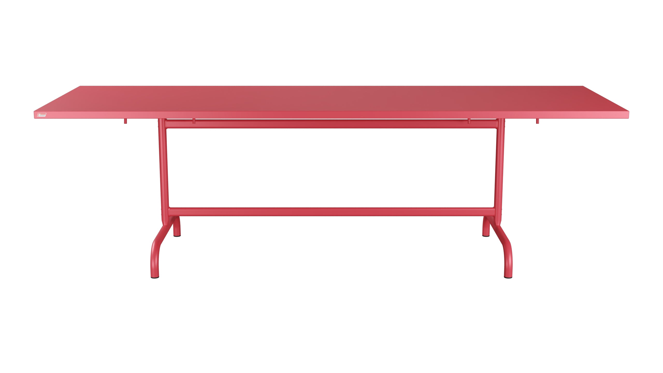 Säntis Metall-Gartentisch 240x80 klappbar in Ahornrot präsentiert im Onlineshop von KAQTU Design AG. Gartentisch ist von Schaffner