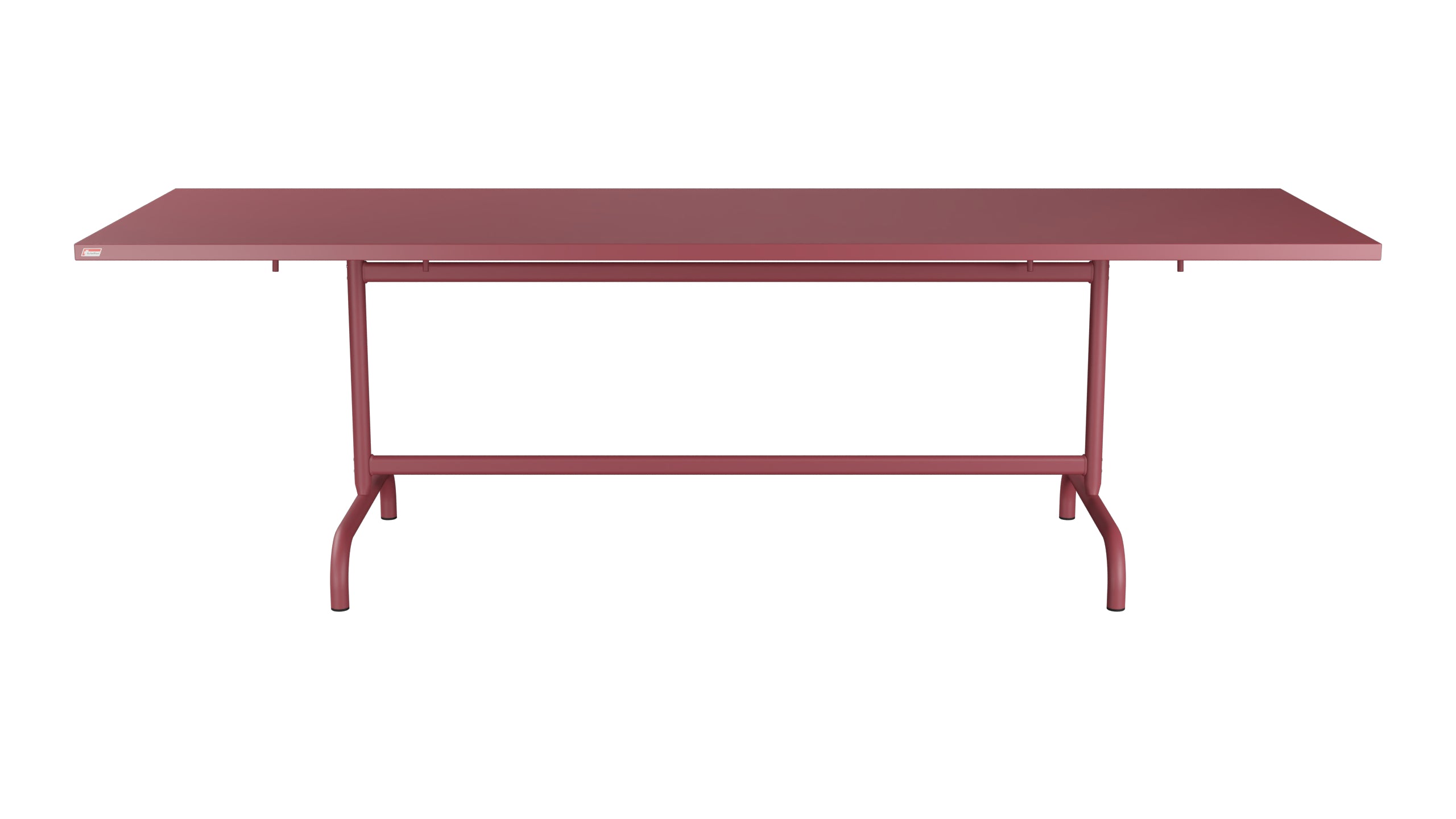 Säntis Metall-Gartentisch 240x80 klappbar in Bordeaux präsentiert im Onlineshop von KAQTU Design AG. Gartentisch ist von Schaffner