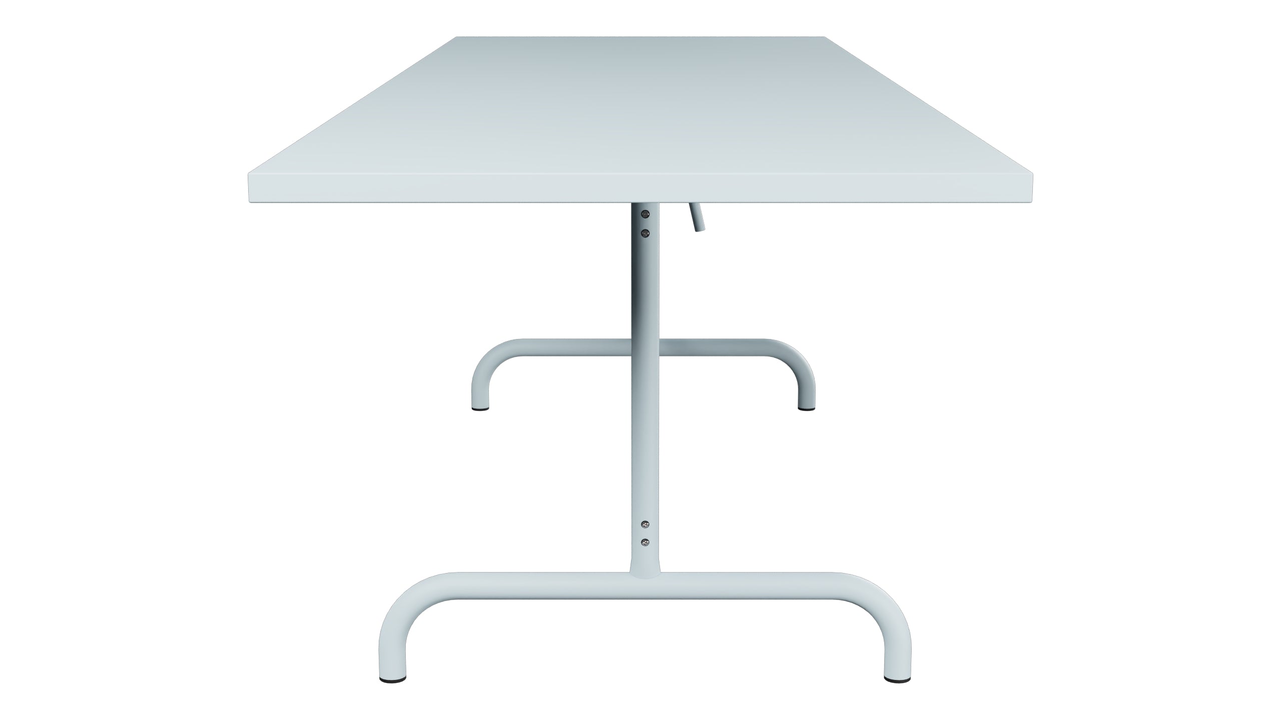 Säntis Metall-Gartentisch 240x80 klappbar in Pastellblau präsentiert im Onlineshop von KAQTU Design AG. Gartentisch ist von Schaffner