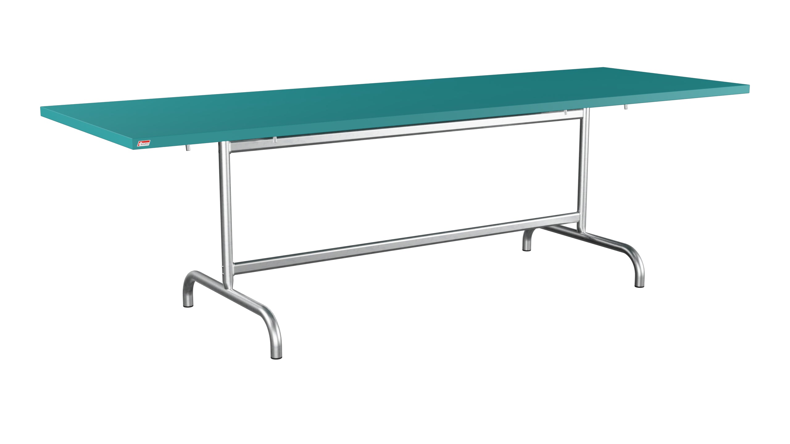 Säntis Metall-Gartentisch 240x80 klappbar in Kaliblau präsentiert im Onlineshop von KAQTU Design AG. Gartentisch ist von Schaffner
