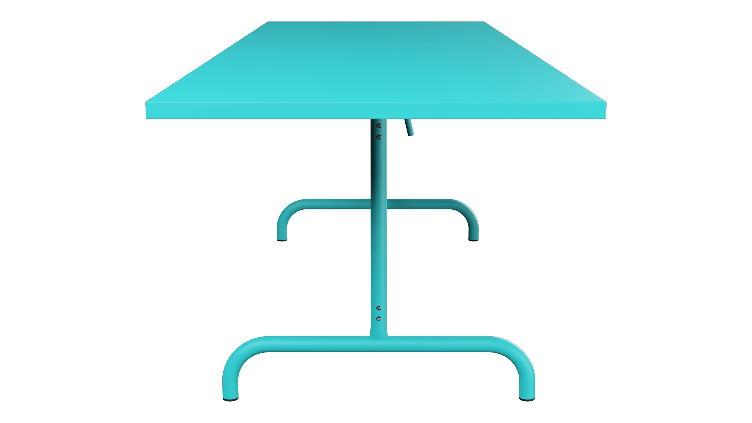 Säntis Metall-Gartentisch 240x80 klappbar in Türkis präsentiert im Onlineshop von KAQTU Design AG. Gartentisch ist von Schaffner