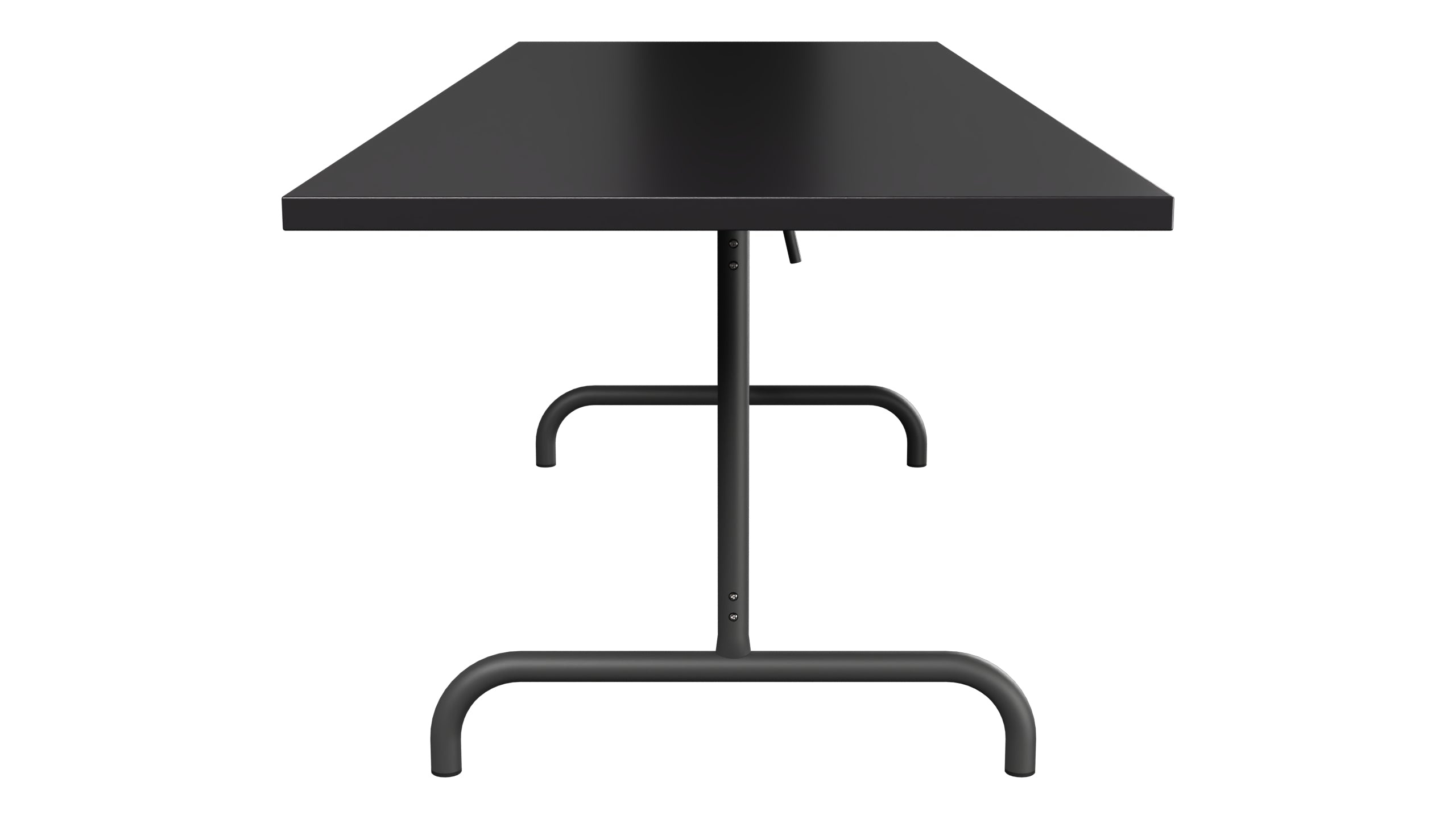 Säntis Metall-Gartentisch 240x80 klappbar in Schwarz präsentiert im Onlineshop von KAQTU Design AG. Gartentisch ist von Schaffner