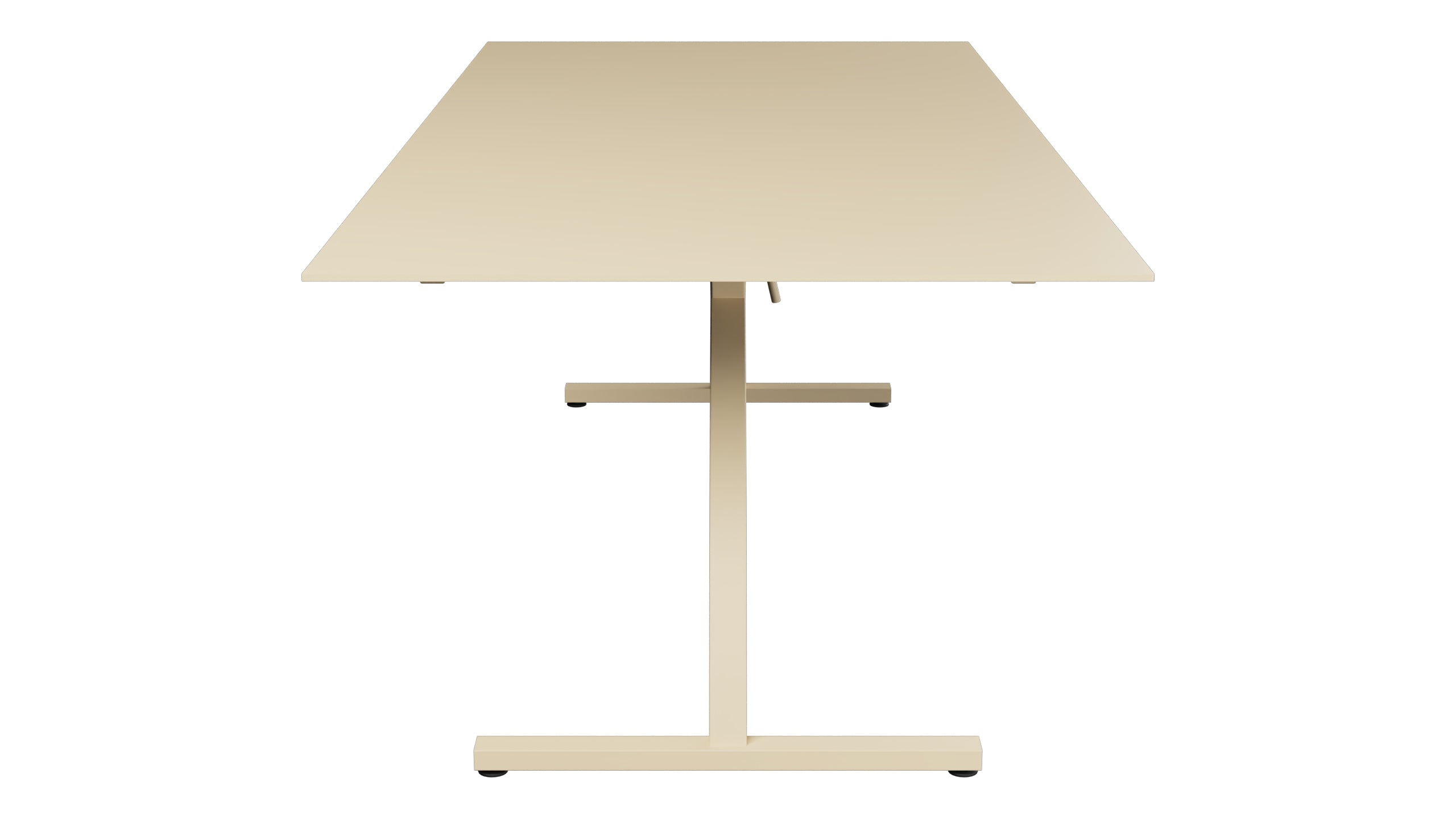 Bernardino Gartentisch aus Glasfaser 220x100 klappbar in Pastellbraun präsentiert im Onlineshop von KAQTU Design AG. Gartentisch ist von Schaffner
