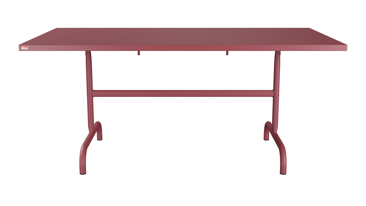 Säntis Metall-Gartentisch 165x90 klappbar in Bordeaux präsentiert im Onlineshop von KAQTU Design AG. Gartentisch ist von Schaffner