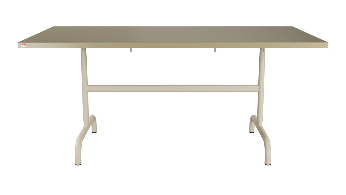 Säntis Metall-Gartentisch 165x90 klappbar in Champagner präsentiert im Onlineshop von KAQTU Design AG. Gartentisch ist von Schaffner