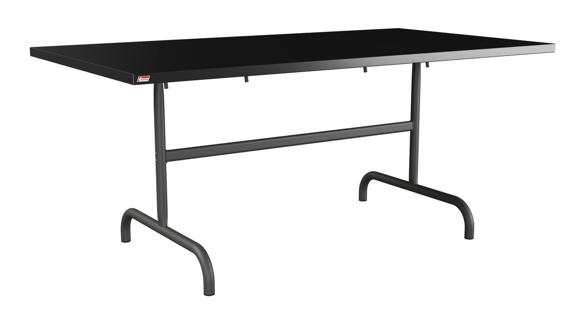 Säntis Metall-Gartentisch 165x90 klappbar in Schwarz präsentiert im Onlineshop von KAQTU Design AG. Gartentisch ist von Schaffner