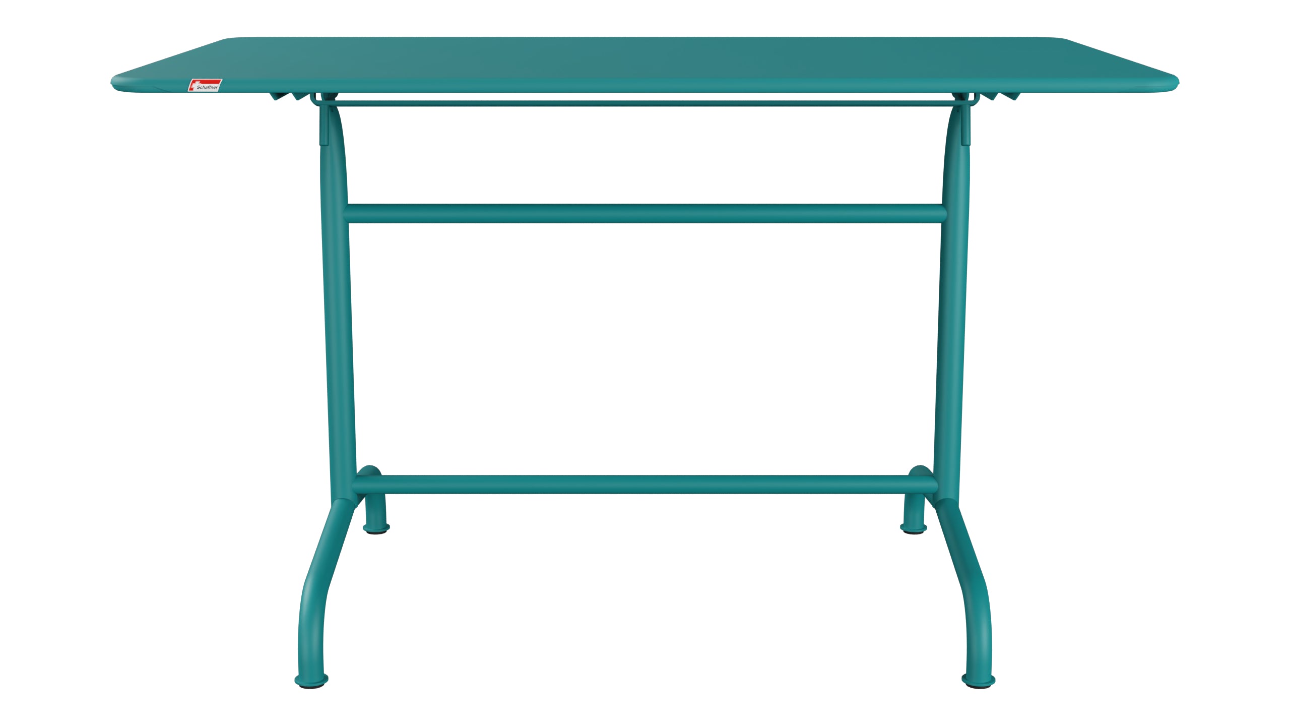 Rigi Metall-Gartentisch 120x70 klappbar in Kaliblau präsentiert im Onlineshop von KAQTU Design AG. Gartentisch ist von Schaffner