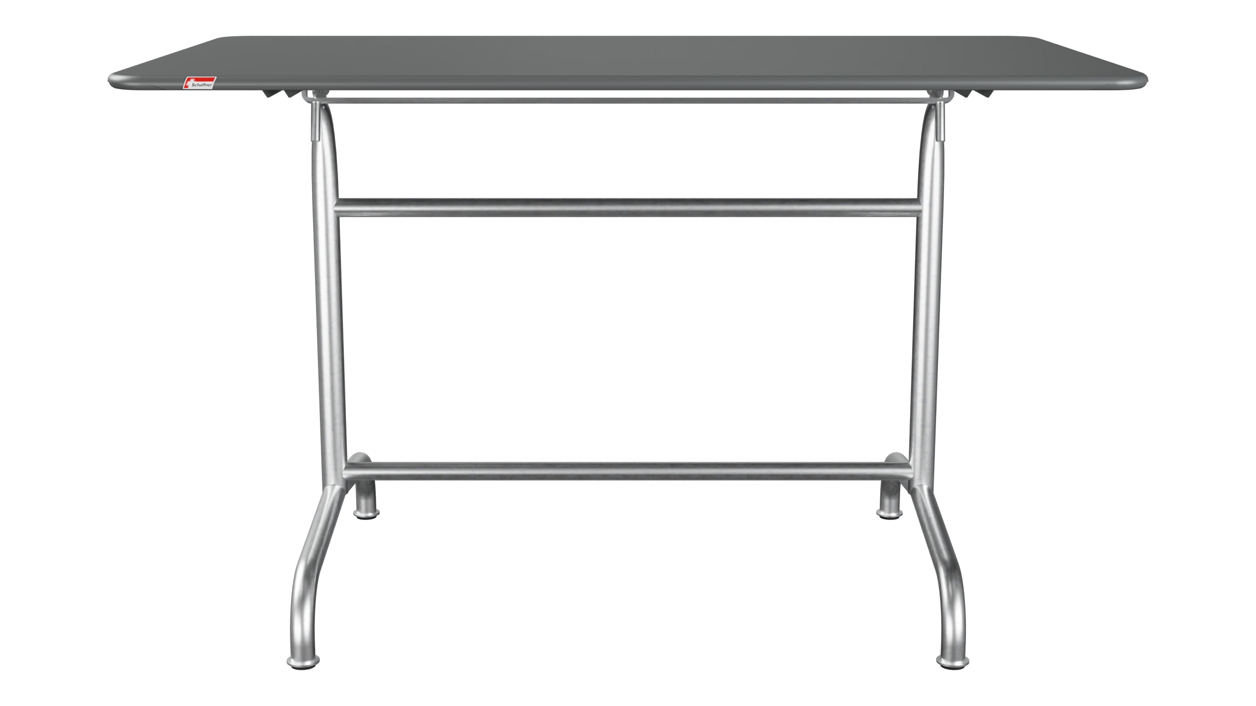 Rigi Metall-Gartentisch 120x70 klappbar in Graphit präsentiert im Onlineshop von KAQTU Design AG. Gartentisch ist von Schaffner