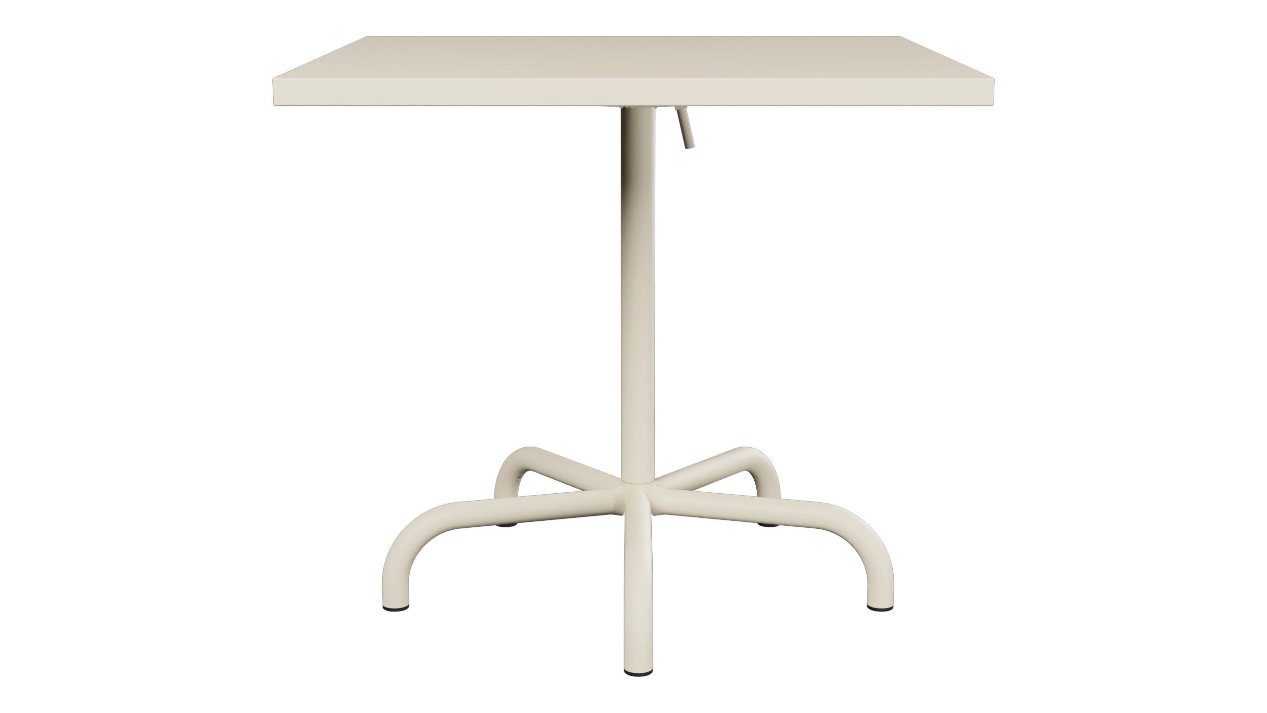 Säntis Metall-Gartentisch 80x80 klappbar in Pastellsand präsentiert im Onlineshop von KAQTU Design AG. Gartentisch ist von Schaffner