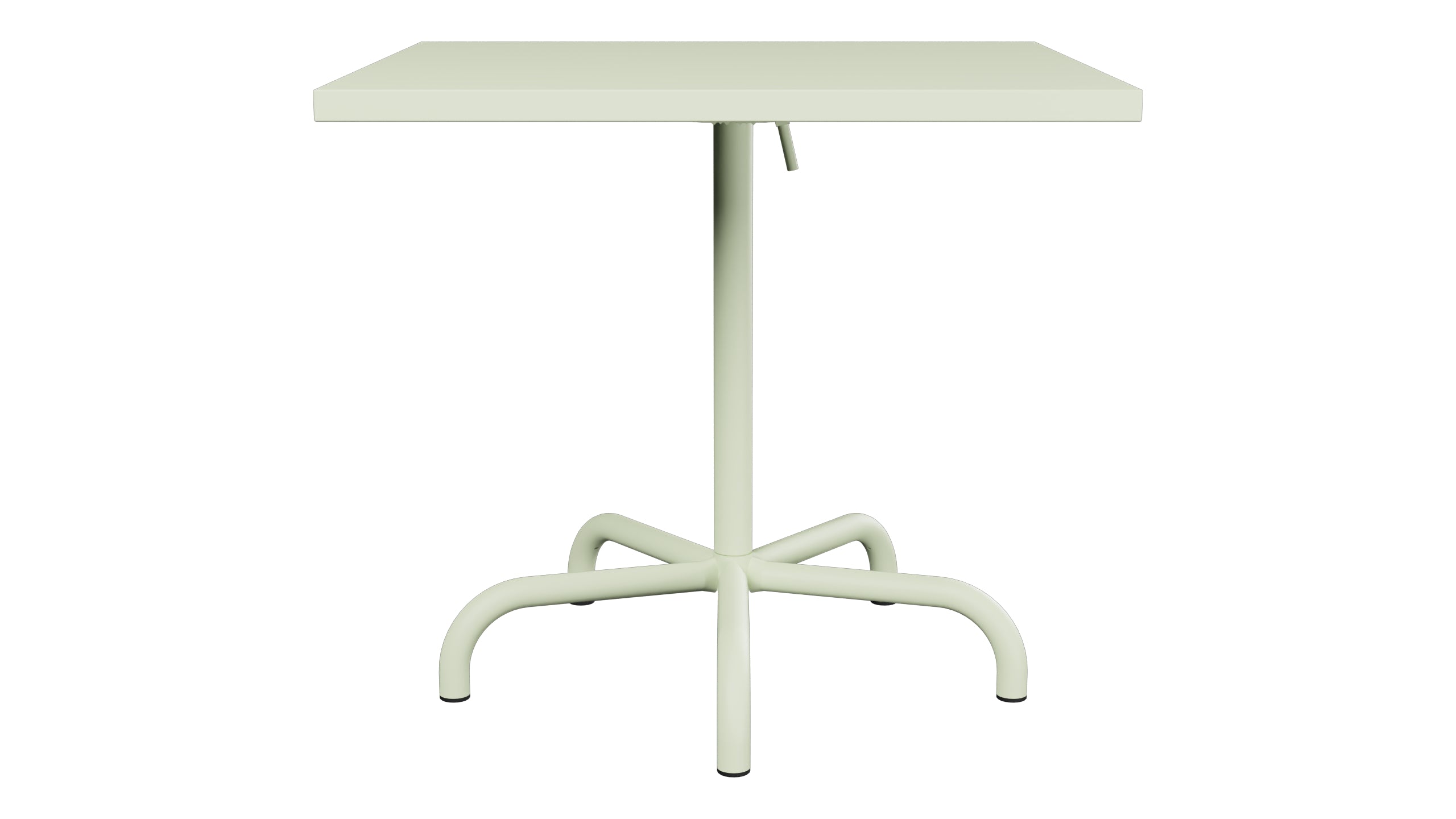 Säntis Metall-Gartentisch 80x80 klappbar in Pastellgrün präsentiert im Onlineshop von KAQTU Design AG. Gartentisch ist von Schaffner