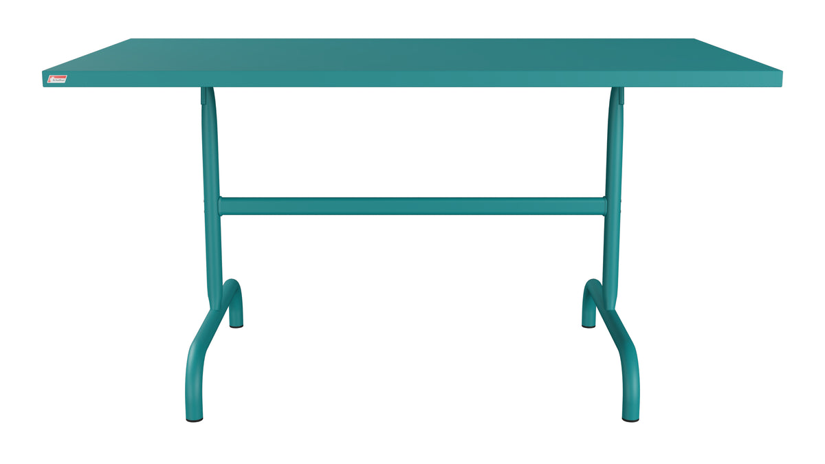 Säntis Metall-Gartentisch 140x80 klappbar in Kaliblau präsentiert im Onlineshop von KAQTU Design AG. Gartentisch ist von Schaffner