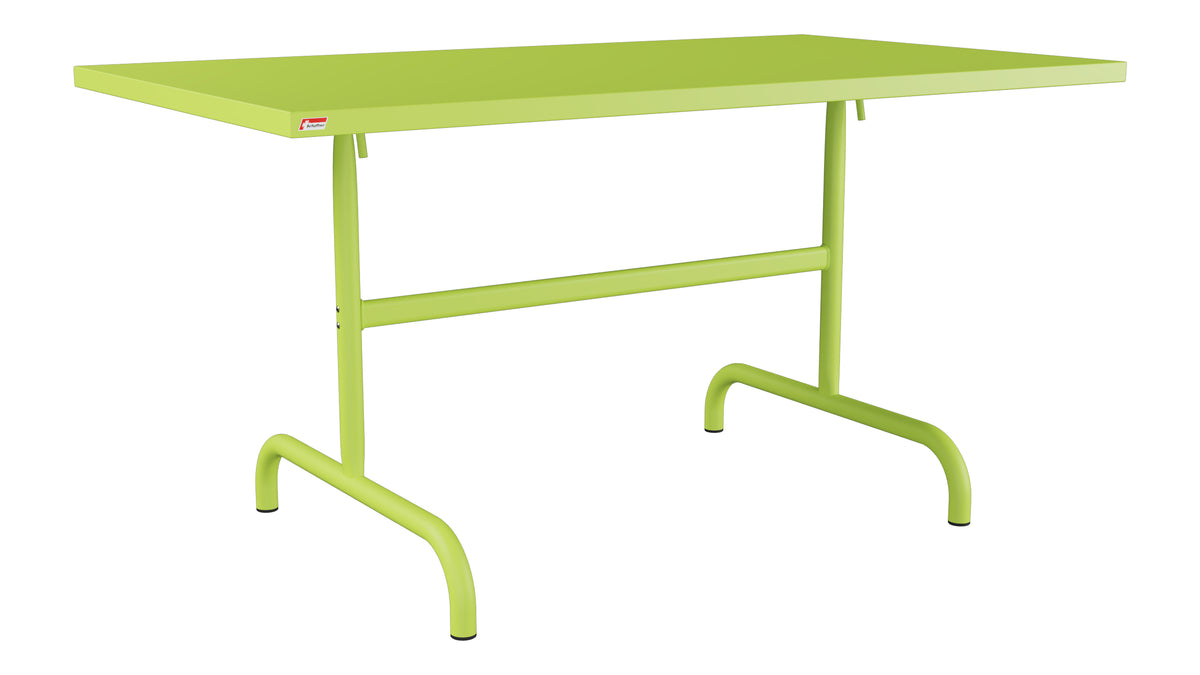 Säntis Metall-Gartentisch 140x80 klappbar in Hellgrün präsentiert im Onlineshop von KAQTU Design AG. Gartentisch ist von Schaffner