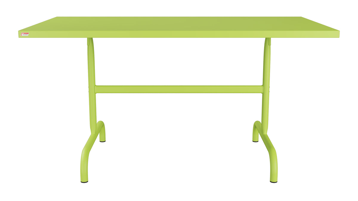 Säntis Metall-Gartentisch 140x80 klappbar in Hellgrün präsentiert im Onlineshop von KAQTU Design AG. Gartentisch ist von Schaffner