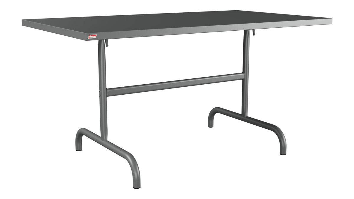 Säntis Metall-Gartentisch 140x80 klappbar in Graphit präsentiert im Onlineshop von KAQTU Design AG. Gartentisch ist von Schaffner