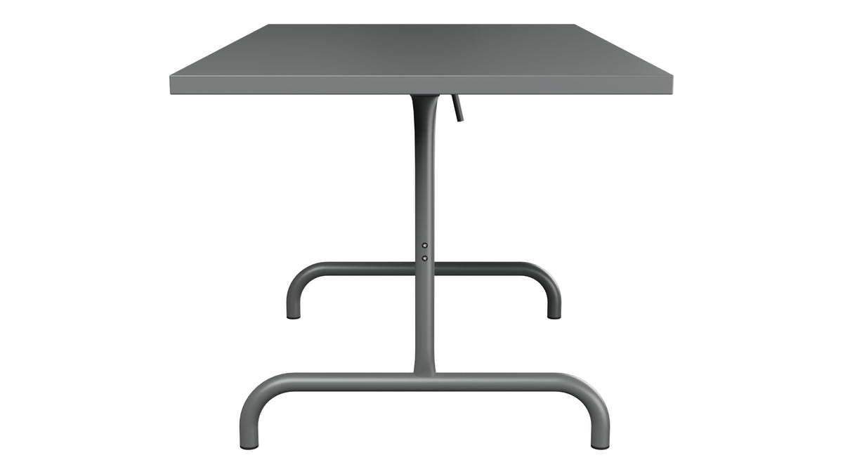 Säntis Metall-Gartentisch 140x80 klappbar in Graphit präsentiert im Onlineshop von KAQTU Design AG. Gartentisch ist von Schaffner