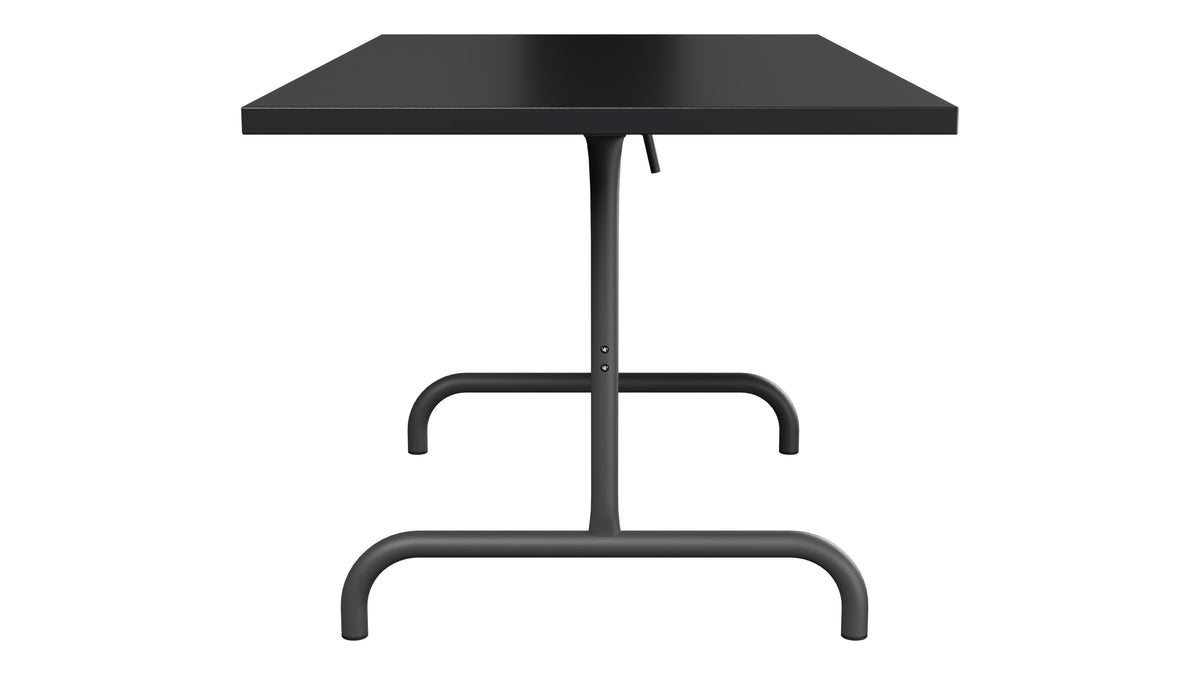 Säntis Metall-Gartentisch 140x80 klappbar in Schwarz präsentiert im Onlineshop von KAQTU Design AG. Gartentisch ist von Schaffner