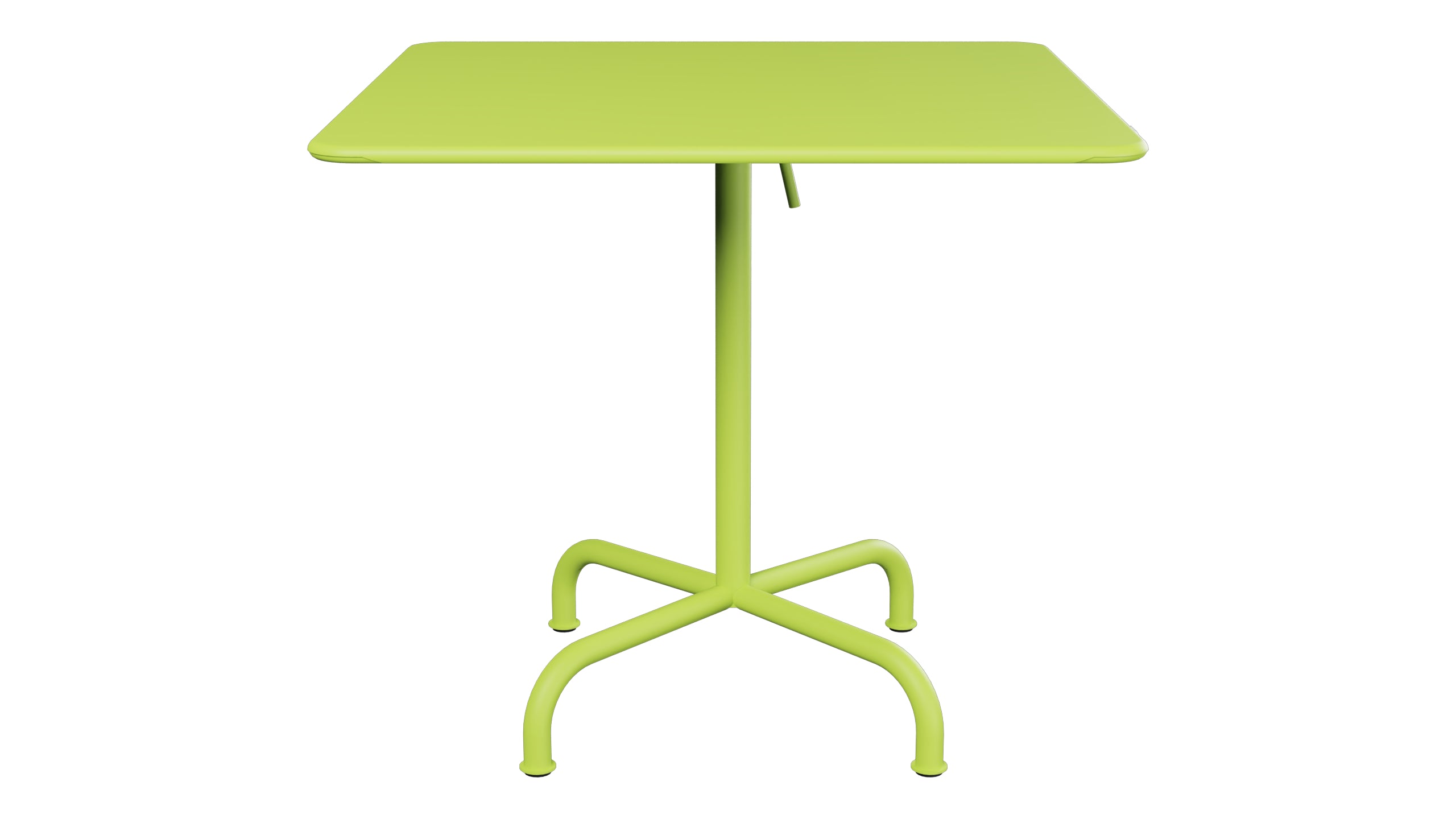 Rigi Metall-Gartentisch 80x80 klappbar in Hellgrün präsentiert im Onlineshop von KAQTU Design AG. Gartentisch ist von Schaffner