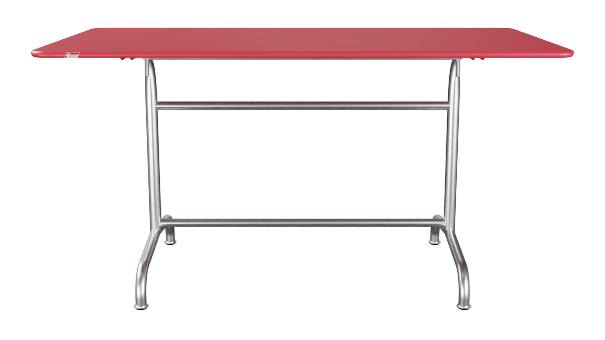Rigi Metall-Gartentisch 140x80 klappbar in Ahornrot präsentiert im Onlineshop von KAQTU Design AG. Gartentisch ist von Schaffner