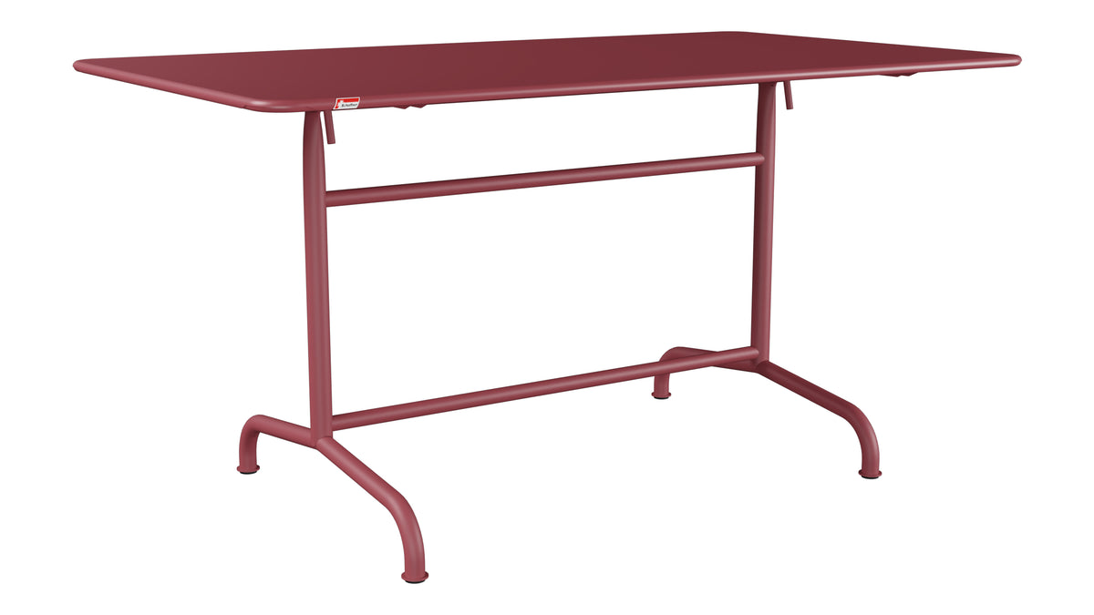 Rigi Metall-Gartentisch 140x80 klappbar in Bordeaux präsentiert im Onlineshop von KAQTU Design AG. Gartentisch ist von Schaffner