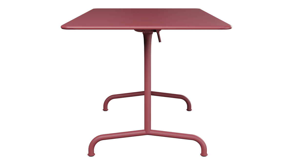 Rigi Metall-Gartentisch 140x80 klappbar in Bordeaux präsentiert im Onlineshop von KAQTU Design AG. Gartentisch ist von Schaffner