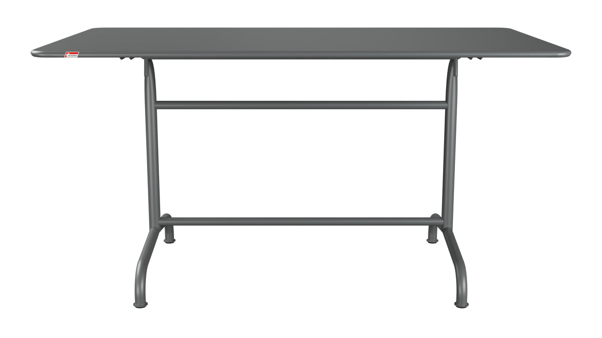 Rigi Metall-Gartentisch 140x80 klappbar in Graphit präsentiert im Onlineshop von KAQTU Design AG. Gartentisch ist von Schaffner