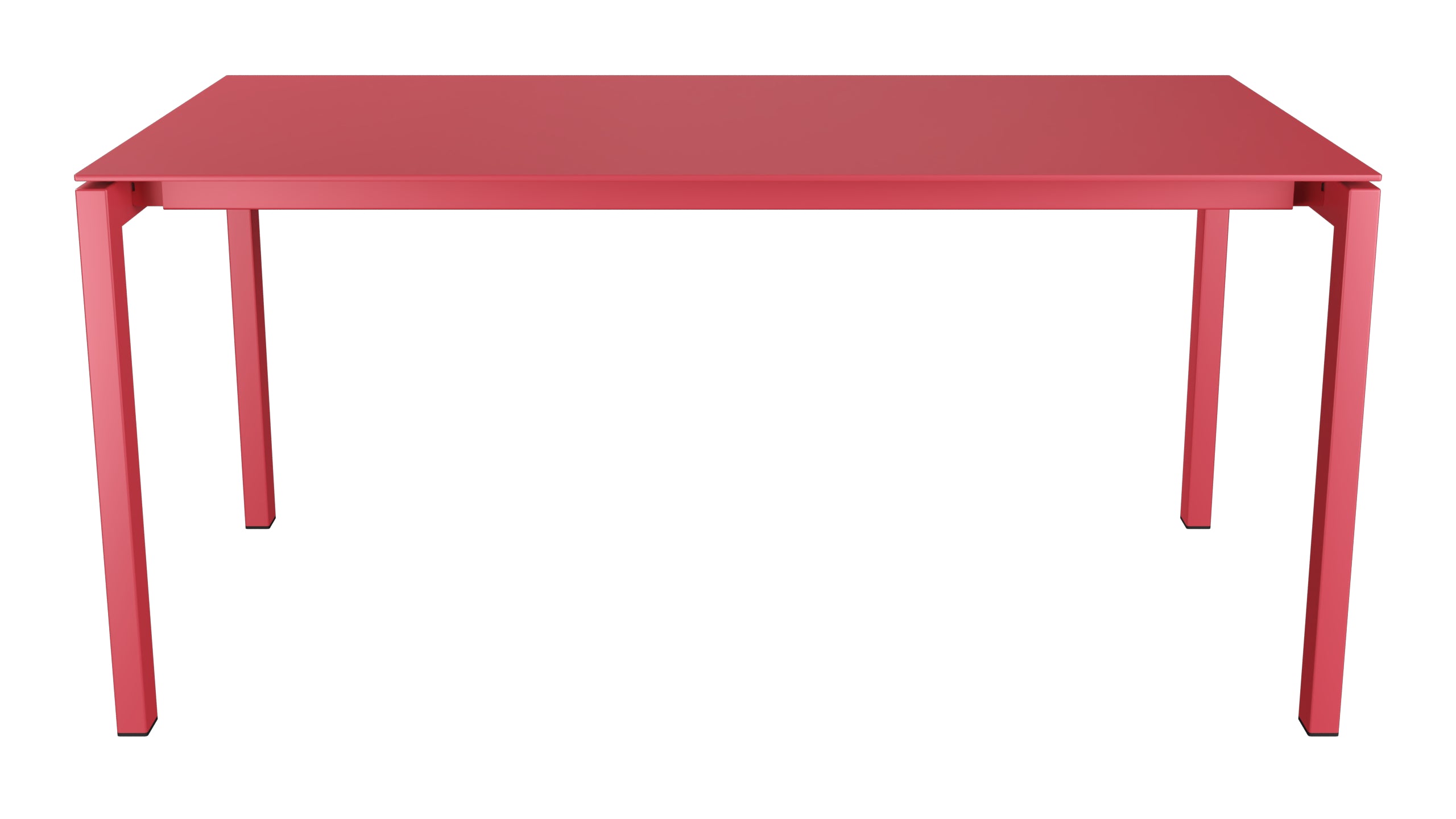 Luzern Glasfaser-Gartentisch 160x90 in Ahornrot präsentiert im Onlineshop von KAQTU Design AG. Gartentisch ist von Schaffner