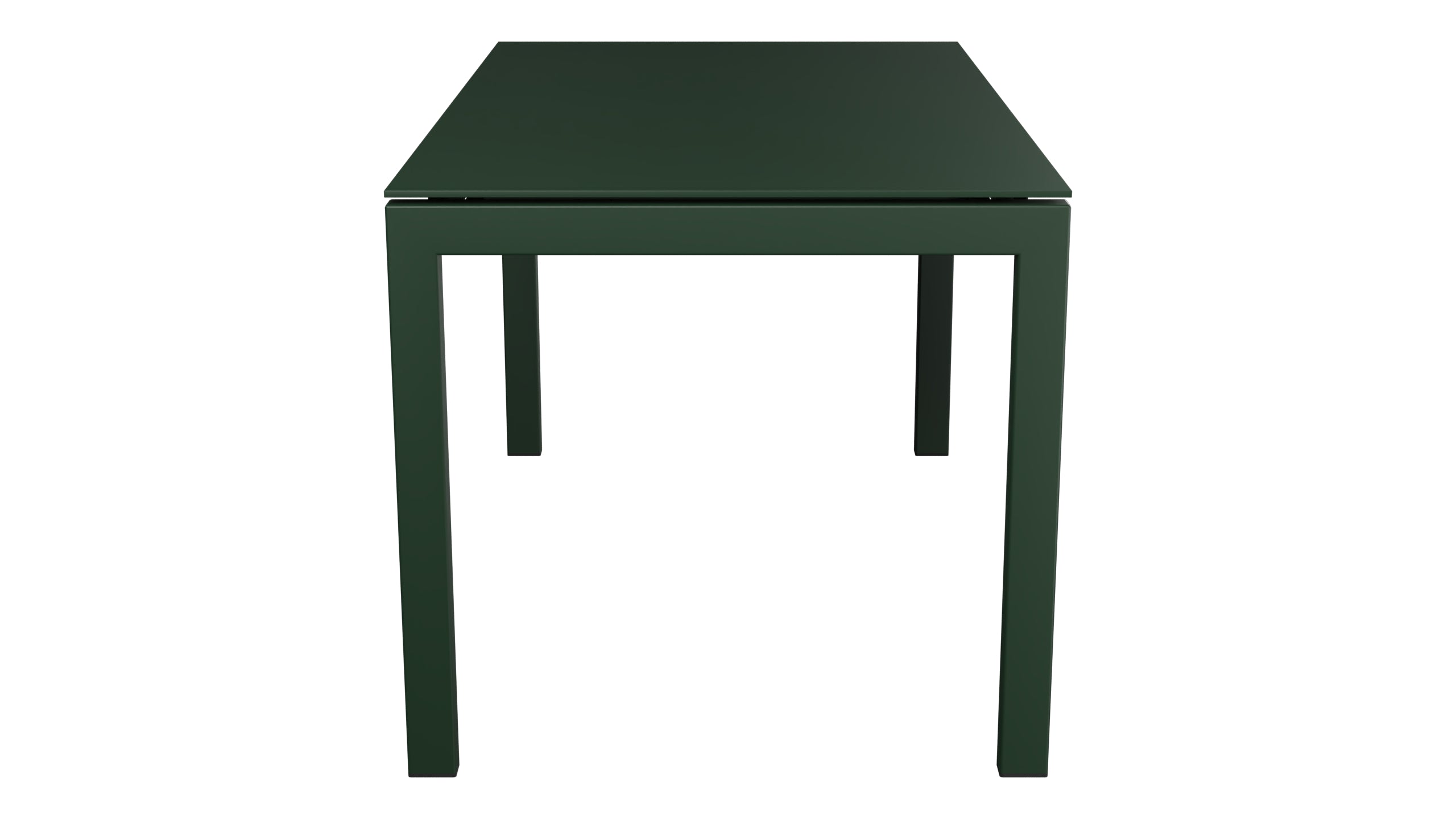Luzern Glasfaser-Gartentisch 140/200x80 ausziehbar in Tannengrün präsentiert im Onlineshop von KAQTU Design AG. Gartentisch ist von Schaffner