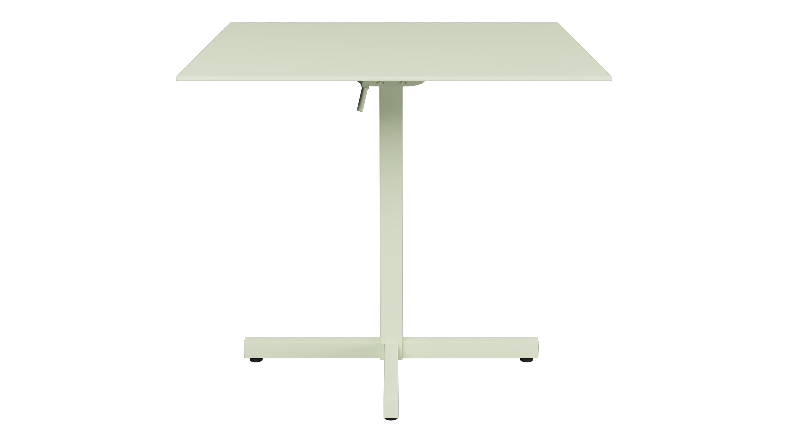 Luzern Glasfaser-Gartentisch Decor 80x80 klappbar in Pastellgrün präsentiert im Onlineshop von KAQTU Design AG. Gartentisch ist von Schaffner