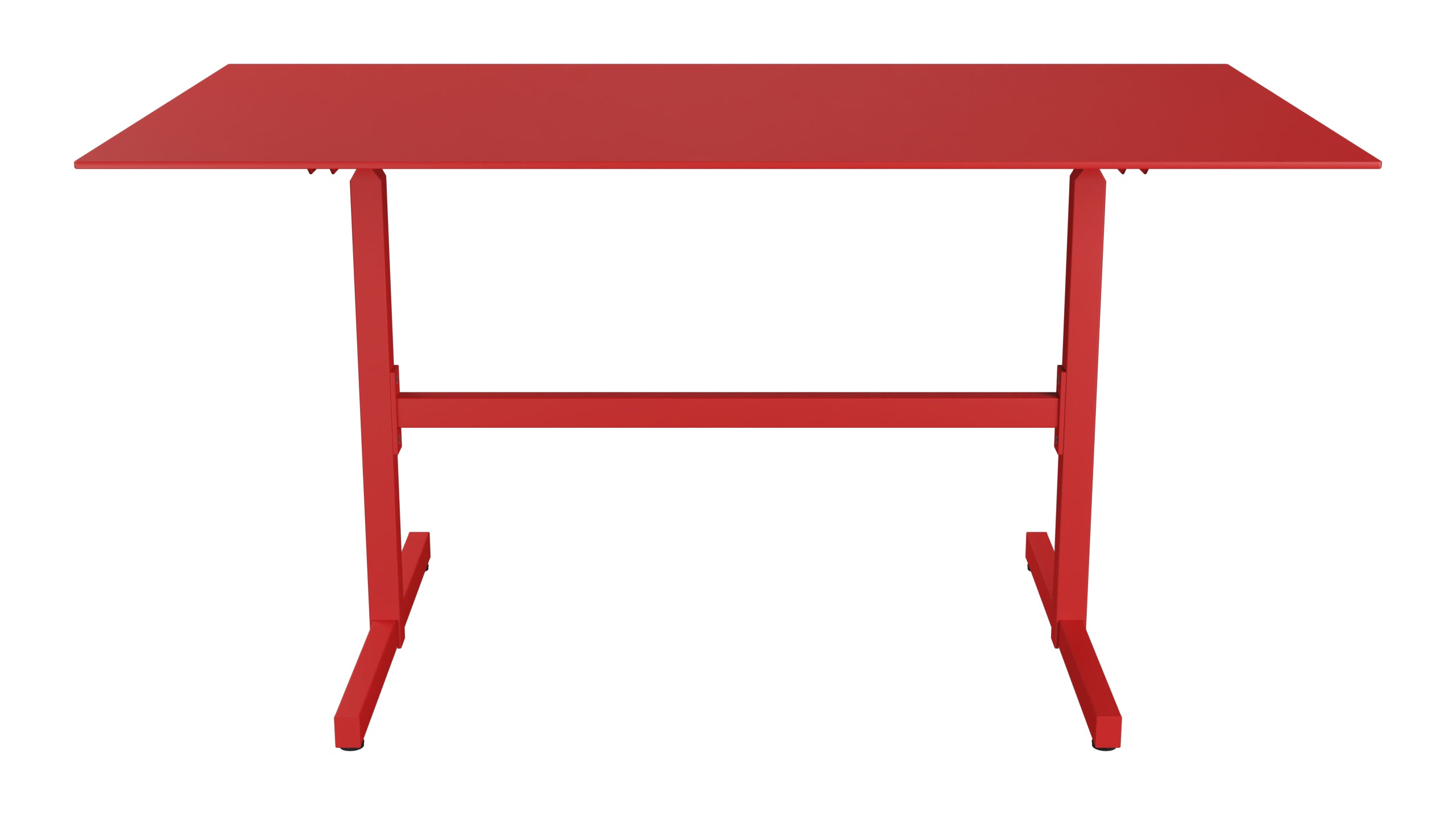 Luzern Glasfaser-Gartentisch Decor 140x80 klappbar in Rot präsentiert im Onlineshop von KAQTU Design AG. Gartentisch ist von Schaffner