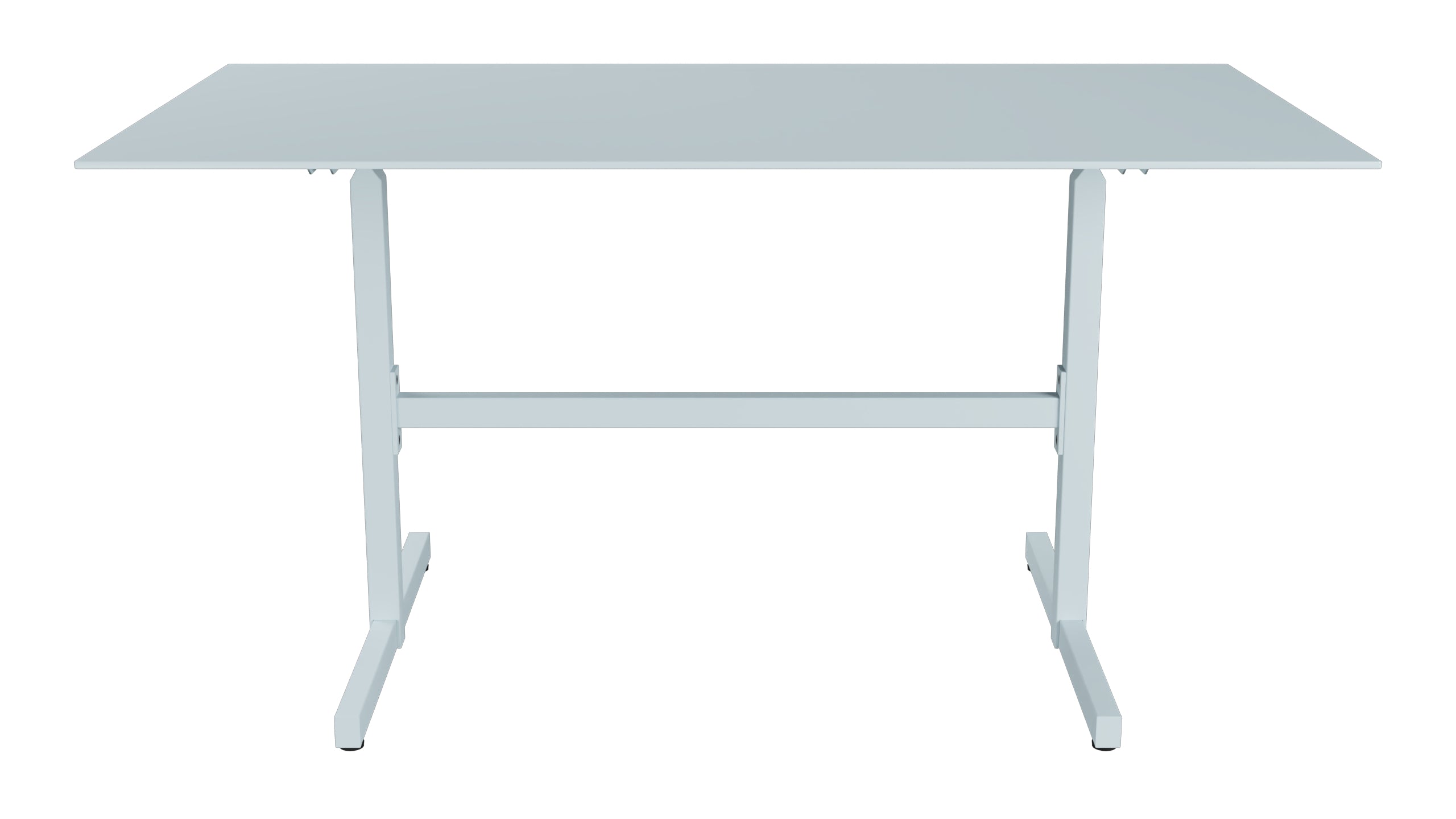 Luzern Glasfaser-Gartentisch Decor 140x80 klappbar in Pastellblau präsentiert im Onlineshop von KAQTU Design AG. Gartentisch ist von Schaffner