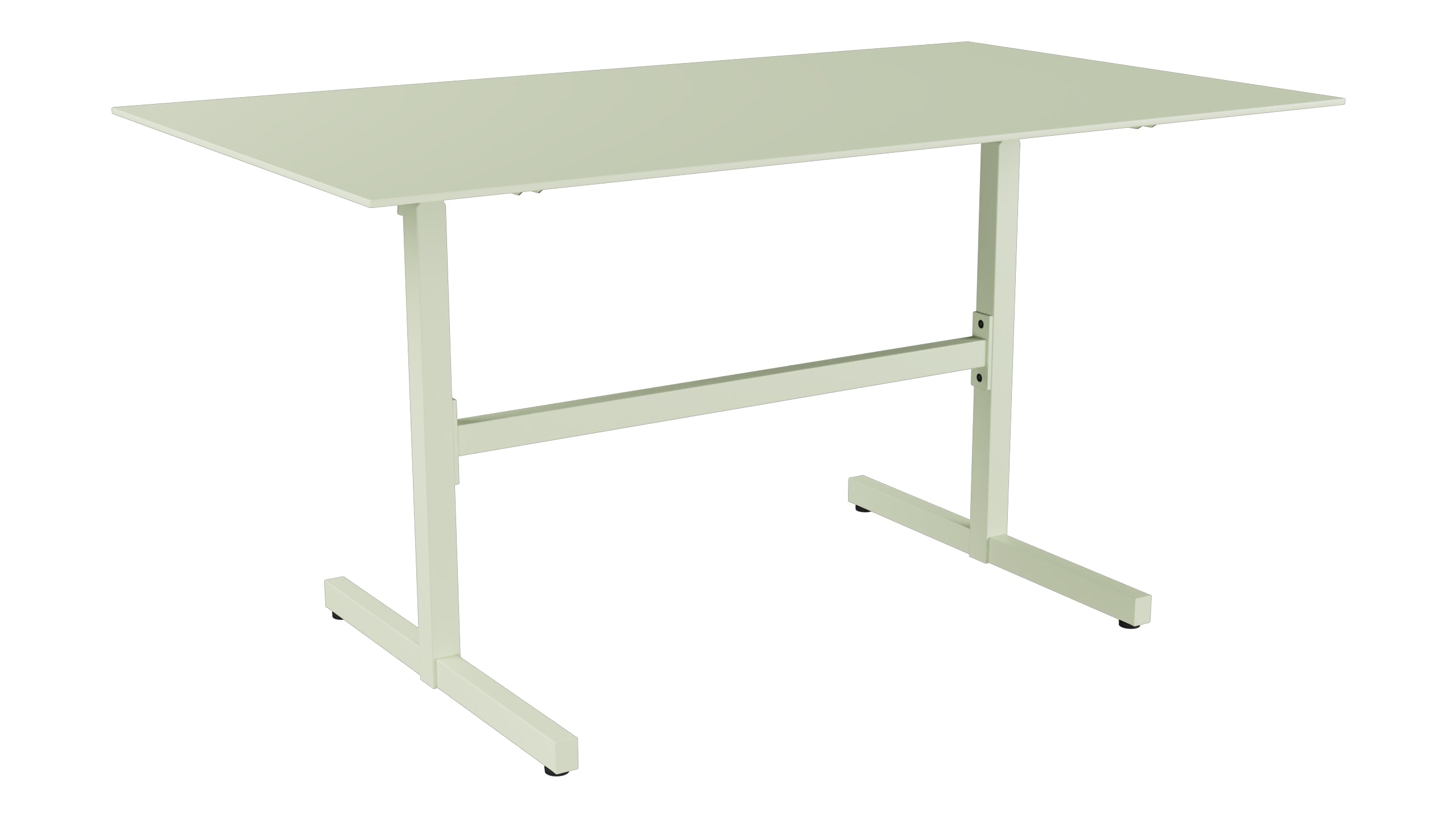 Luzern Glasfaser-Gartentisch Decor 140x80 klappbar in Pastellgrün präsentiert im Onlineshop von KAQTU Design AG. Gartentisch ist von Schaffner
